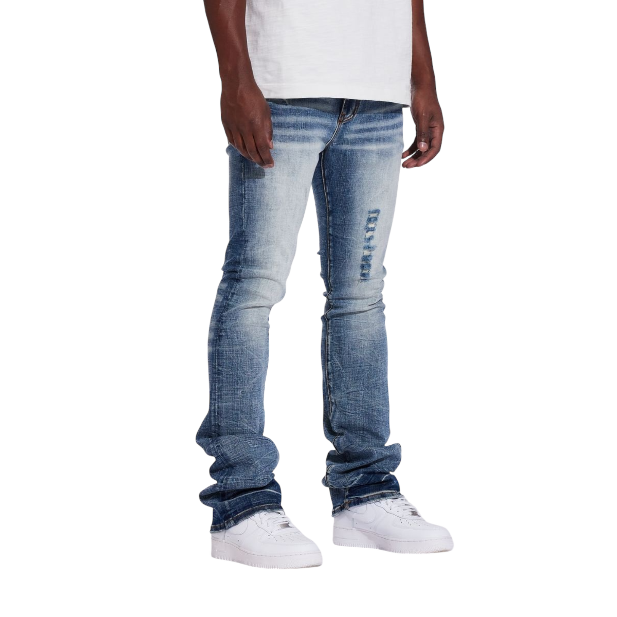 Crysp Denim Arch Flare (Acid Wash)