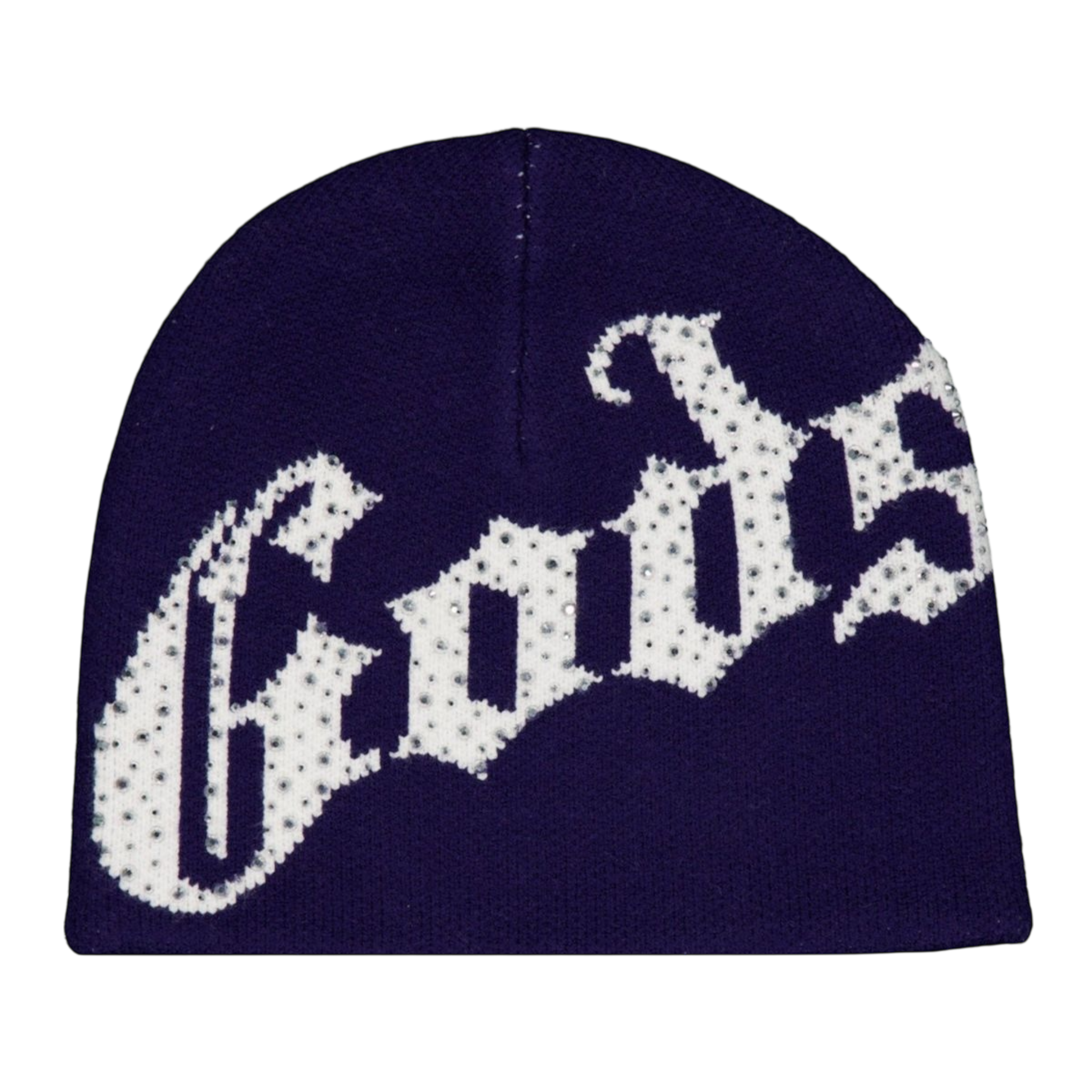 OG Logo Studded Beanie (Navy/White)