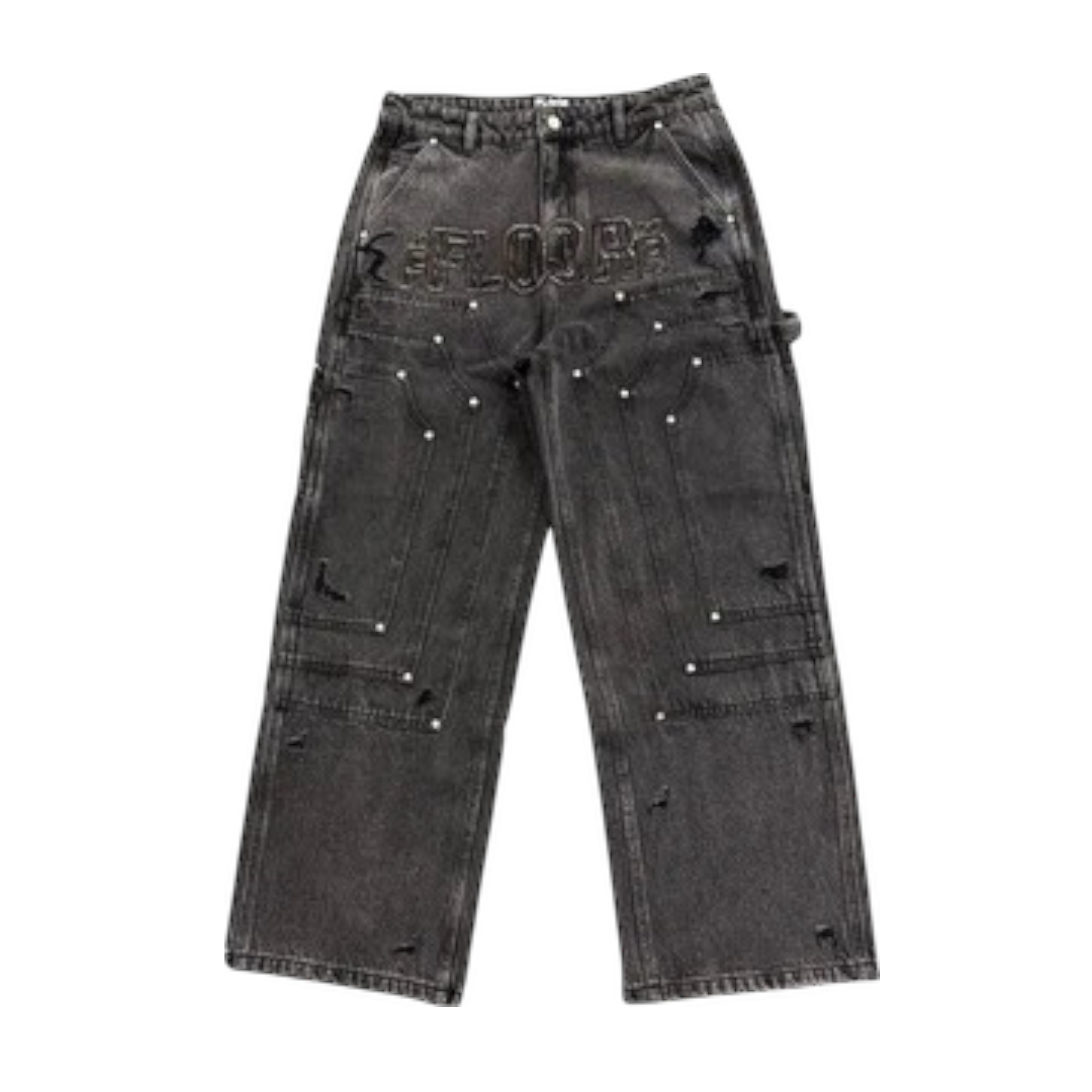 Floor914 Black Wash Triple knee Carpenters