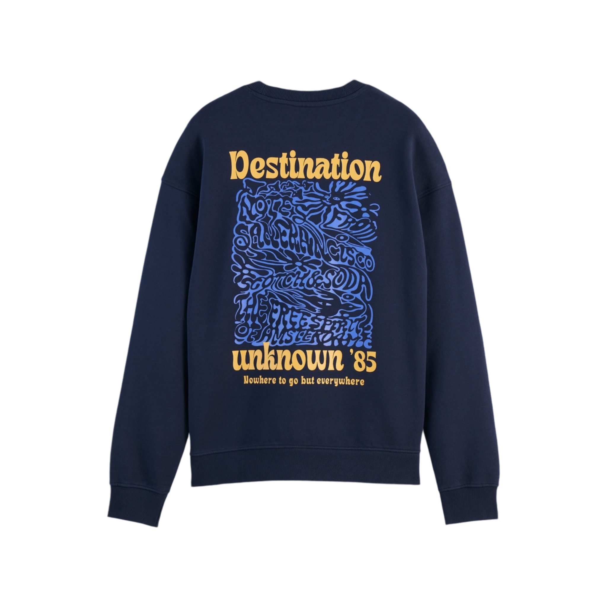 Scotch And Soda Destination Unknown Printed Sweatshirt