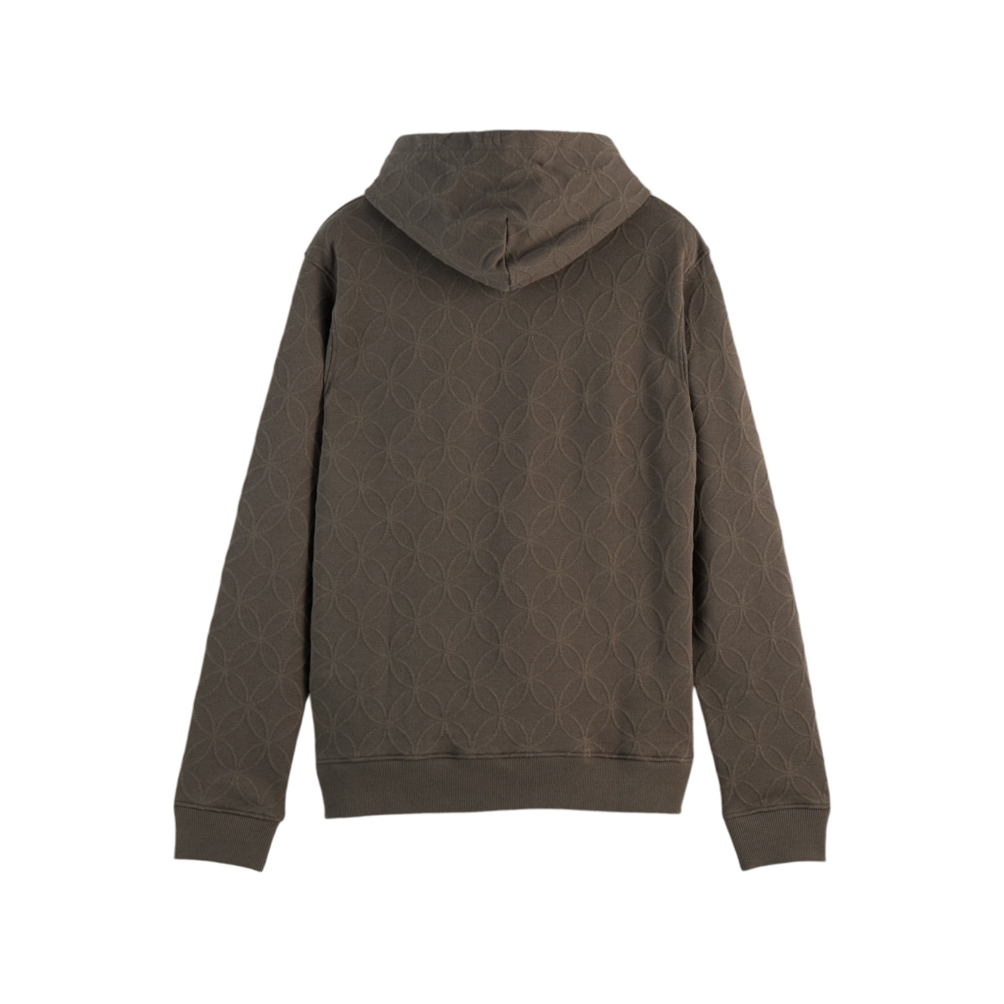 Scotch And Soda Jacquard Terry Hoodie