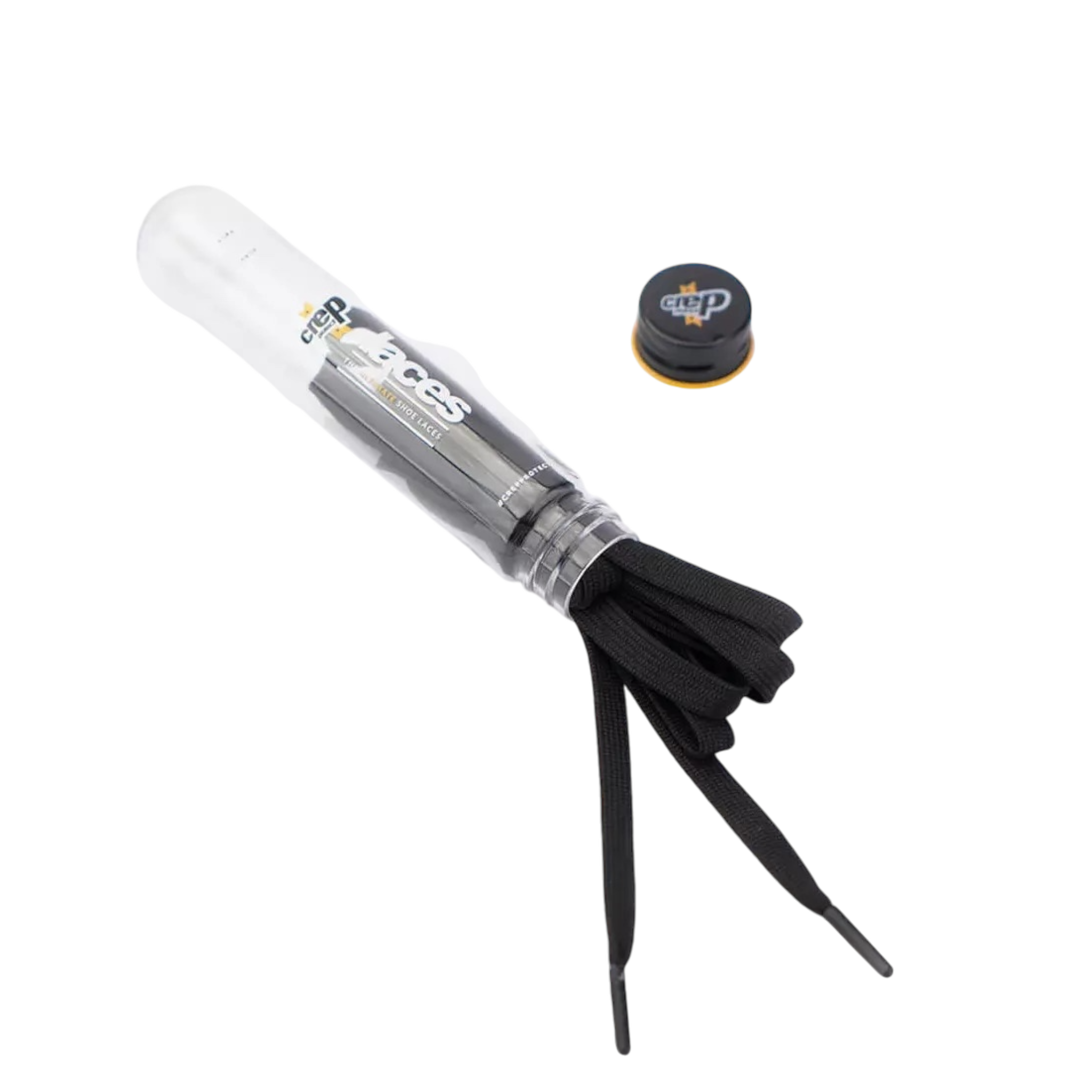 Crep Protect Black Round Laces