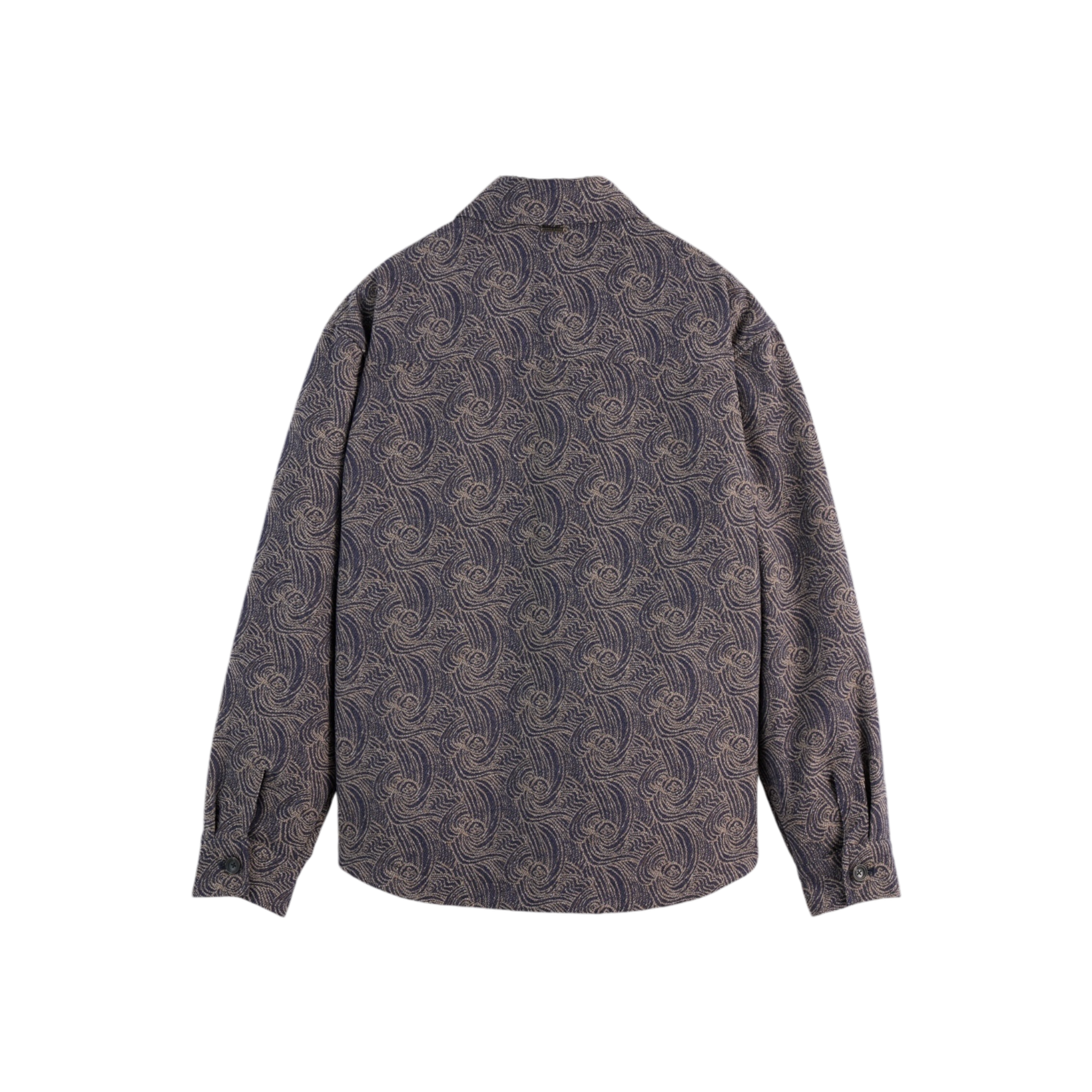 Scotch And Soda Jacquard Wool-Blend Overshirt