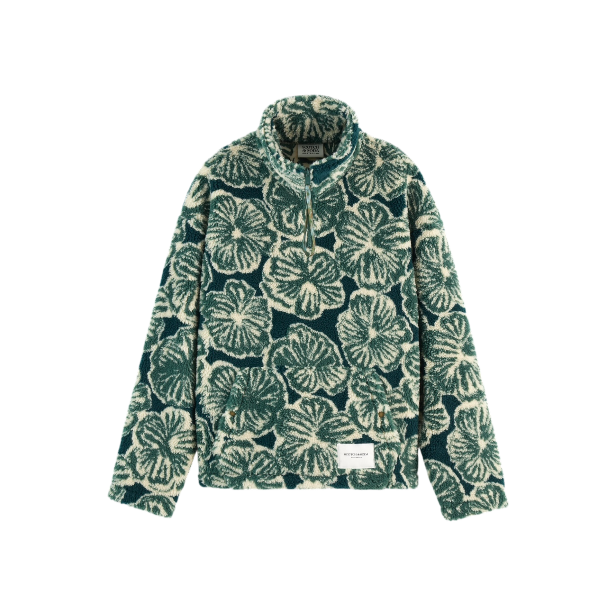 Scotch And Soda Polar Fleece Half Zip Pullover