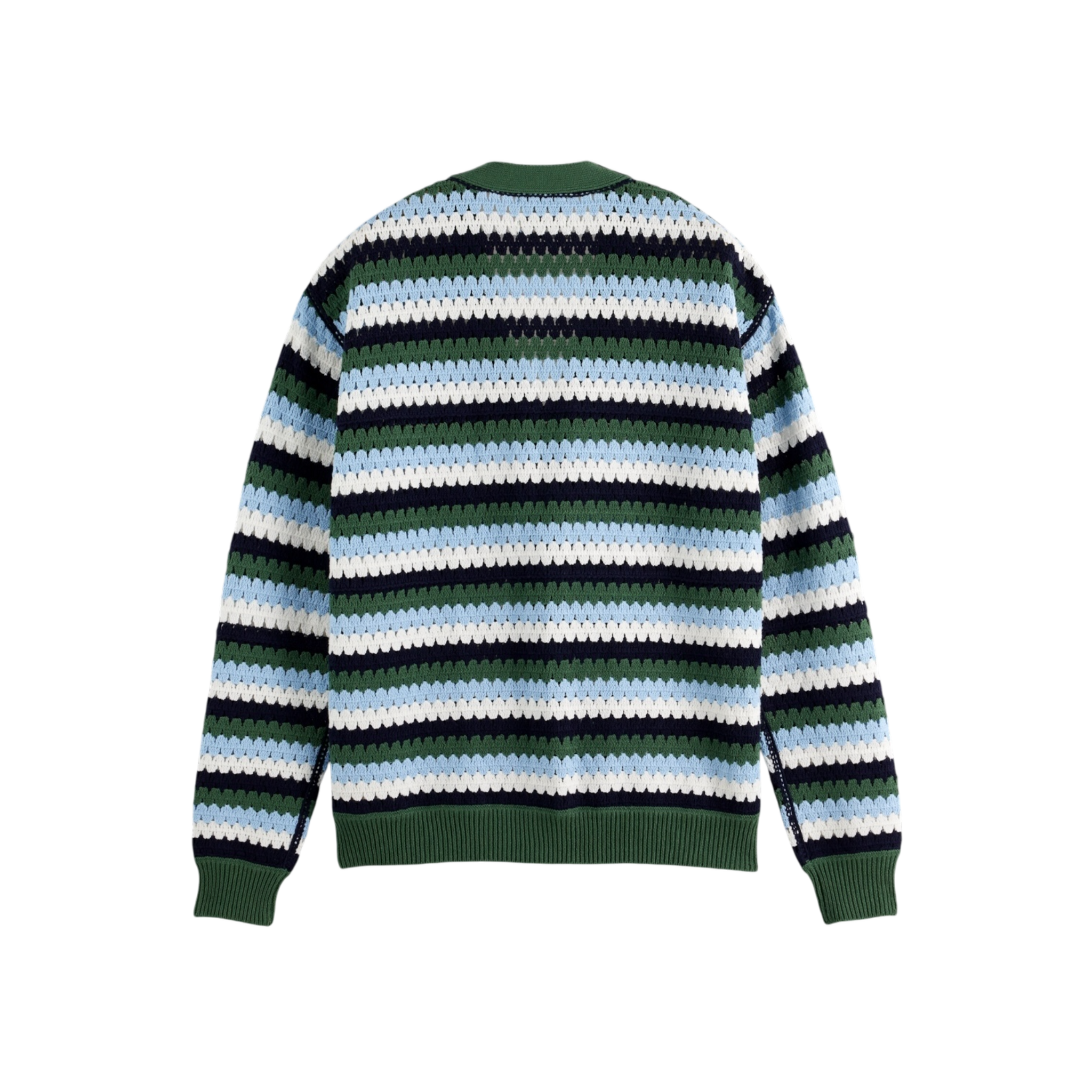 Scotch And Soda Crochet Dropped Shoulder Cardigan