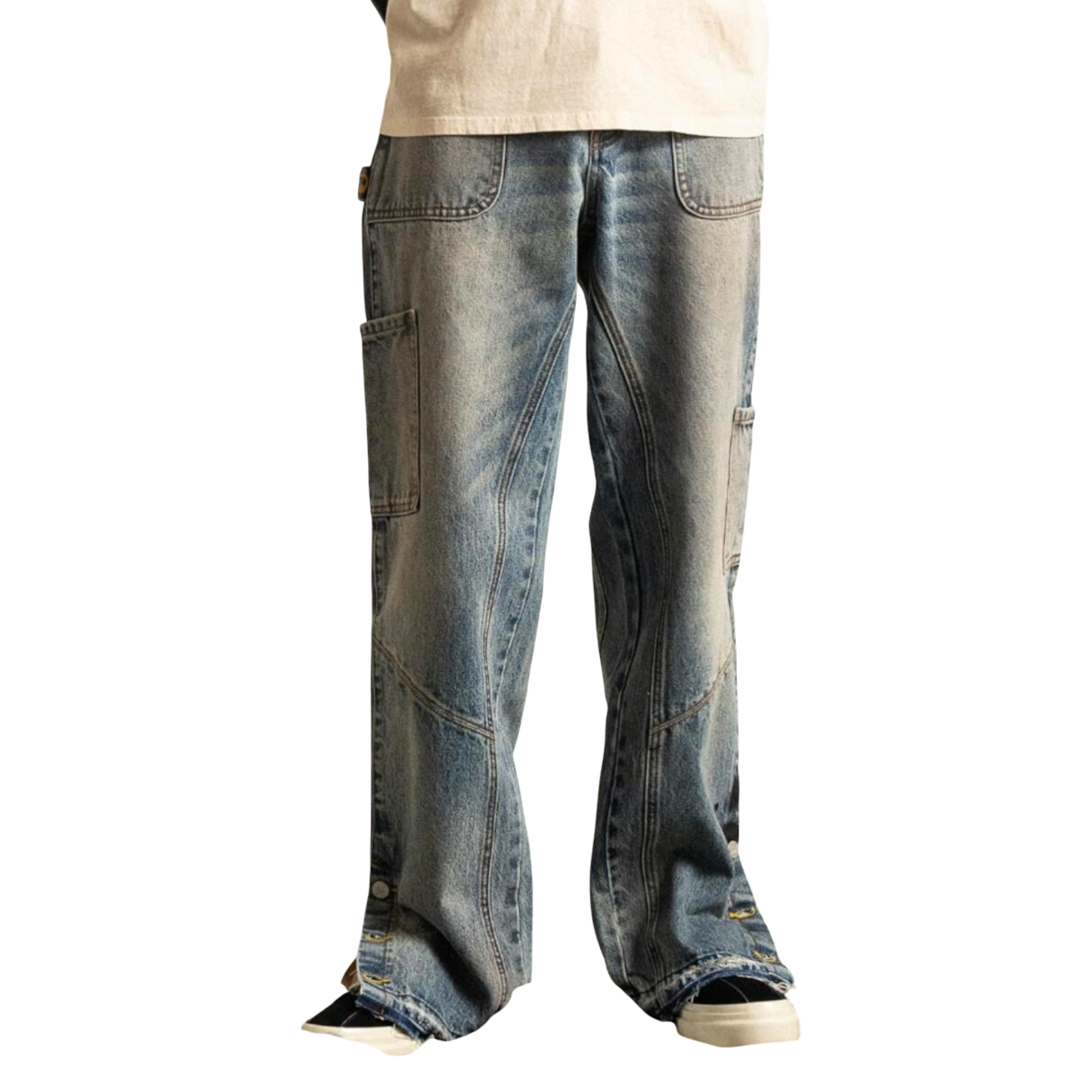 Denim Carpenter Pants
