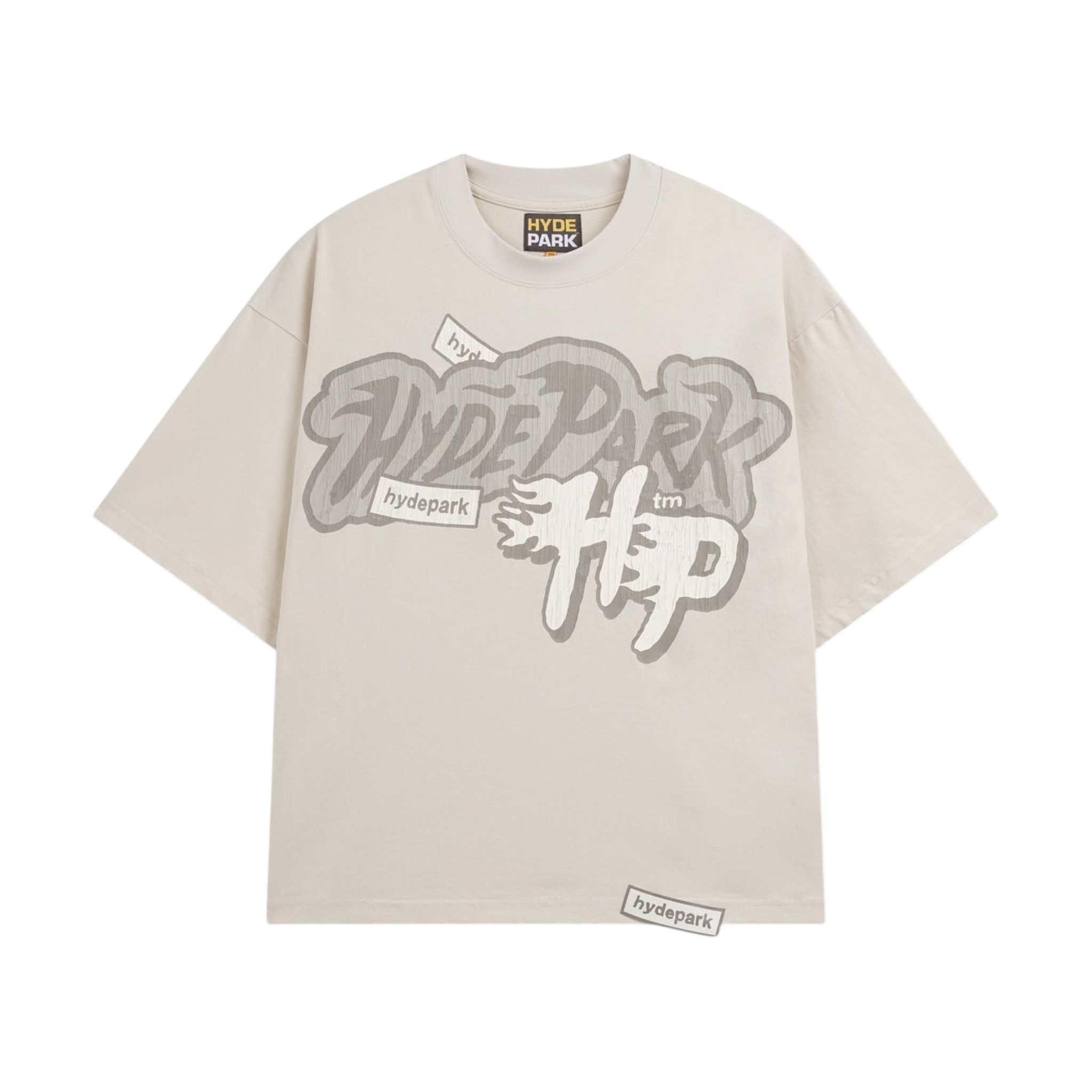 Hyde Park Monochrome Tee - Cream