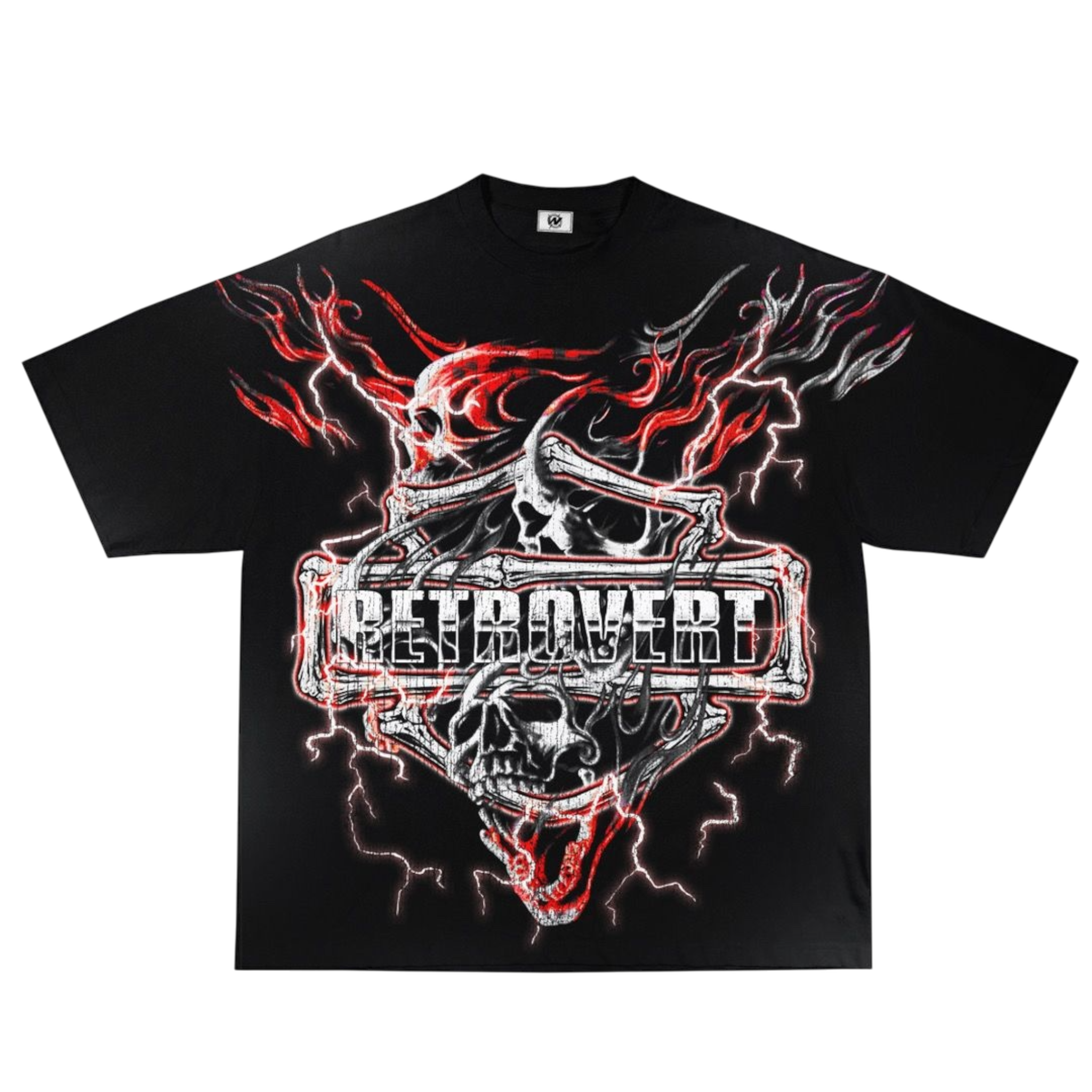 Retrovert Red Skull T-Shirt