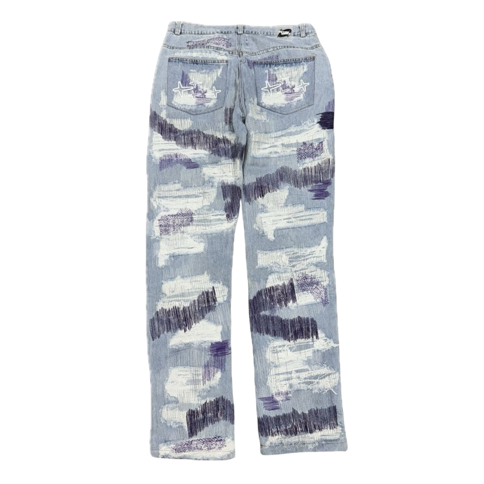 Retrovert Distressed Denim Jeans