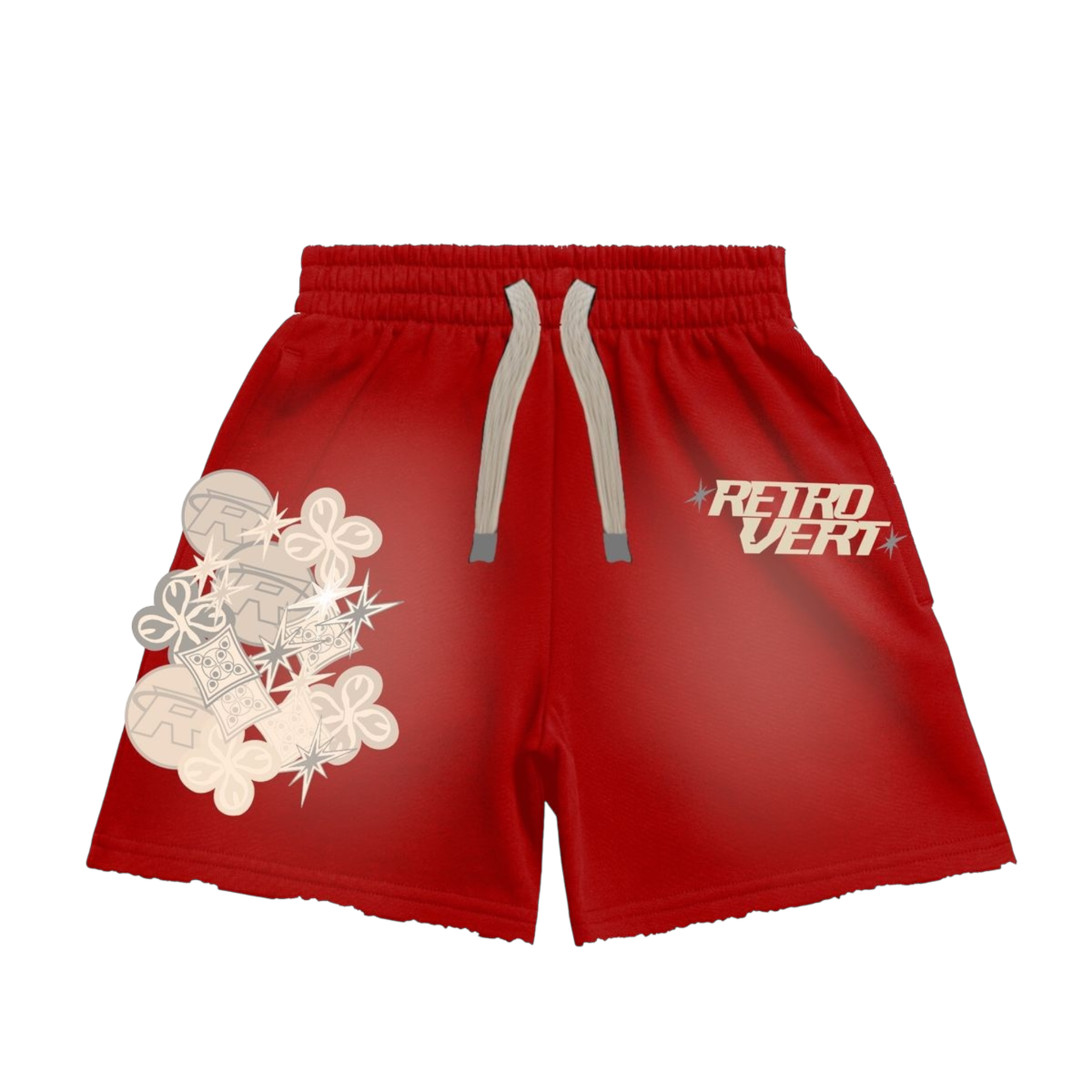Retrovert Cluster Patch Shorts