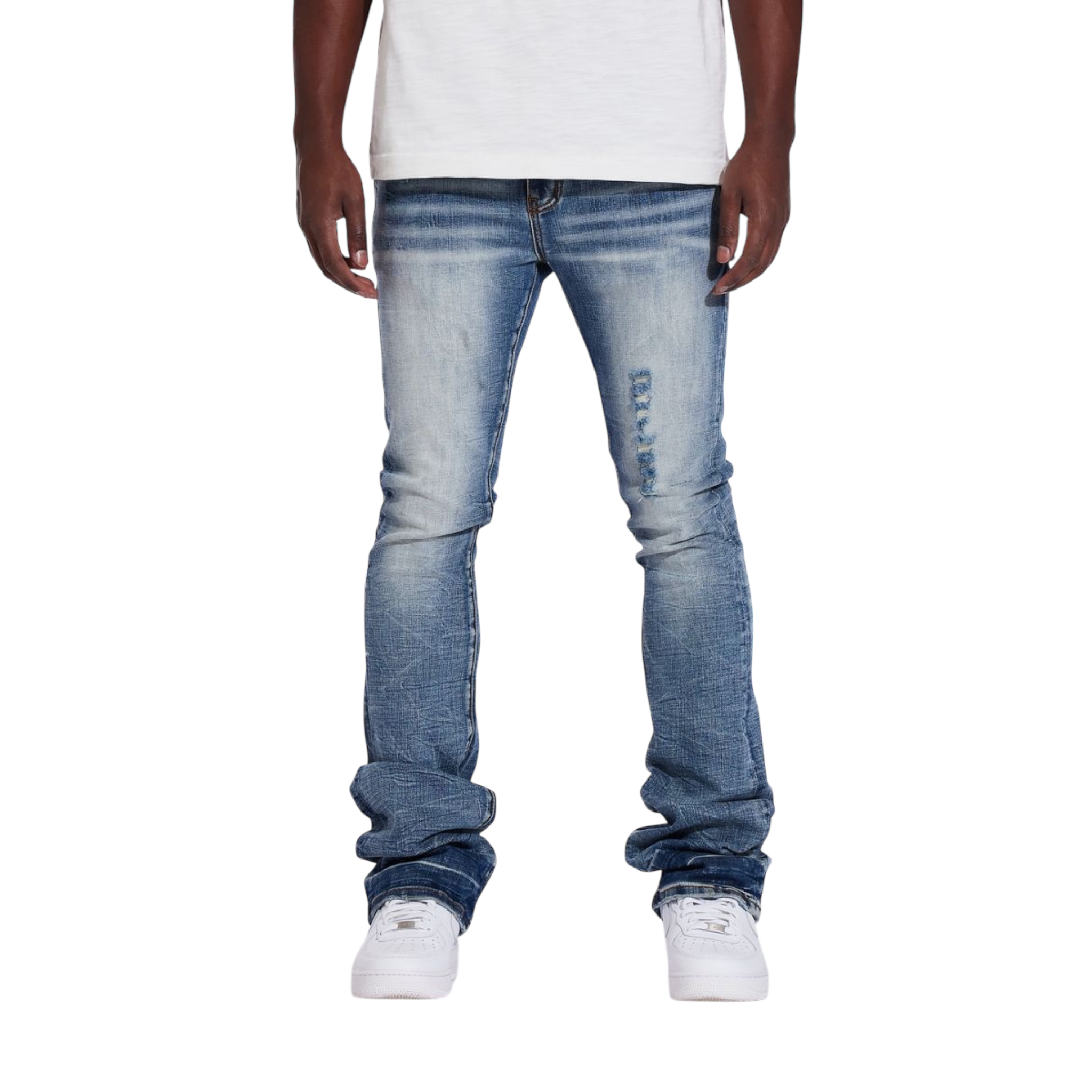 Crysp Denim Arch Flare (Acid Wash)
