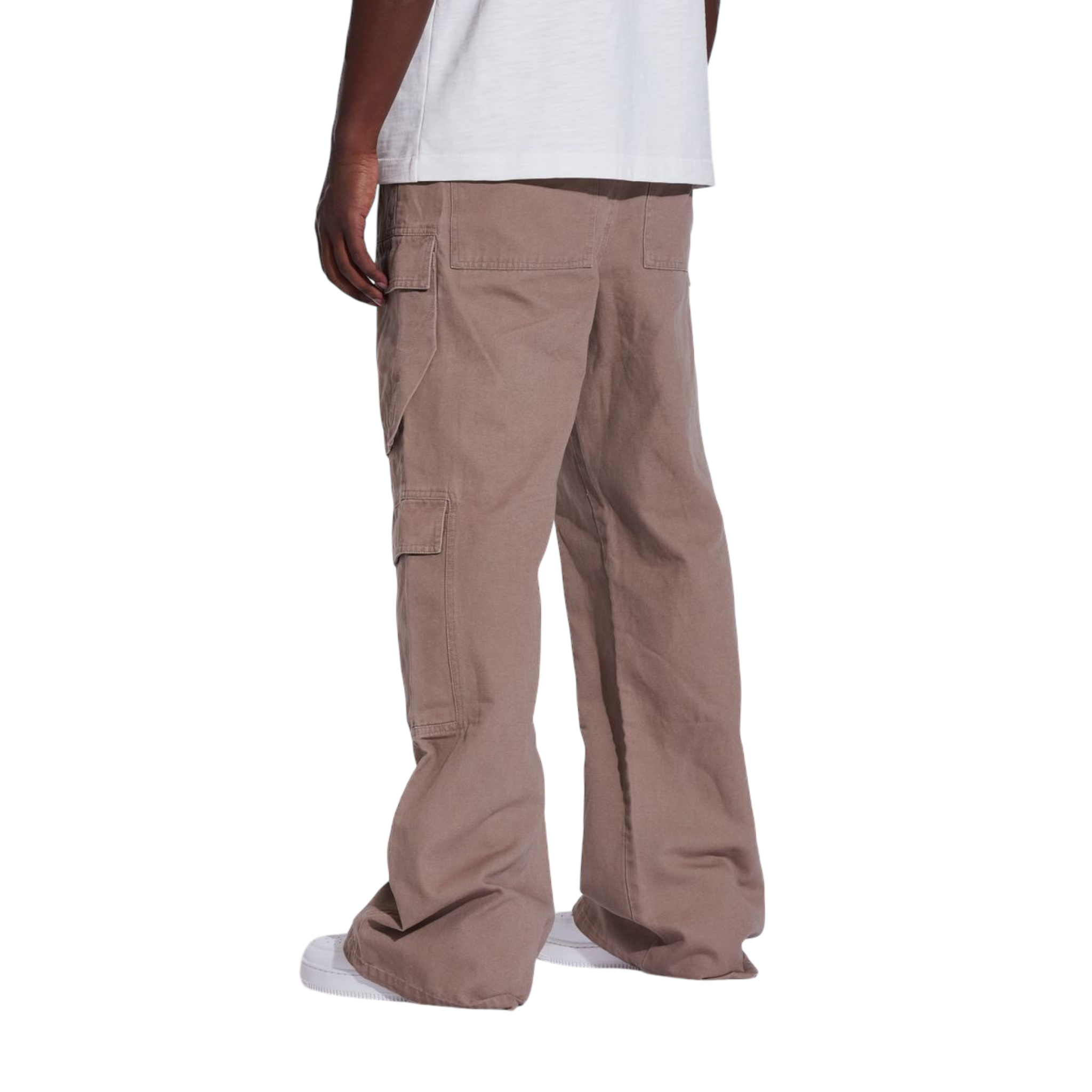 Crysp Denim James Cargo Flare (Tan)