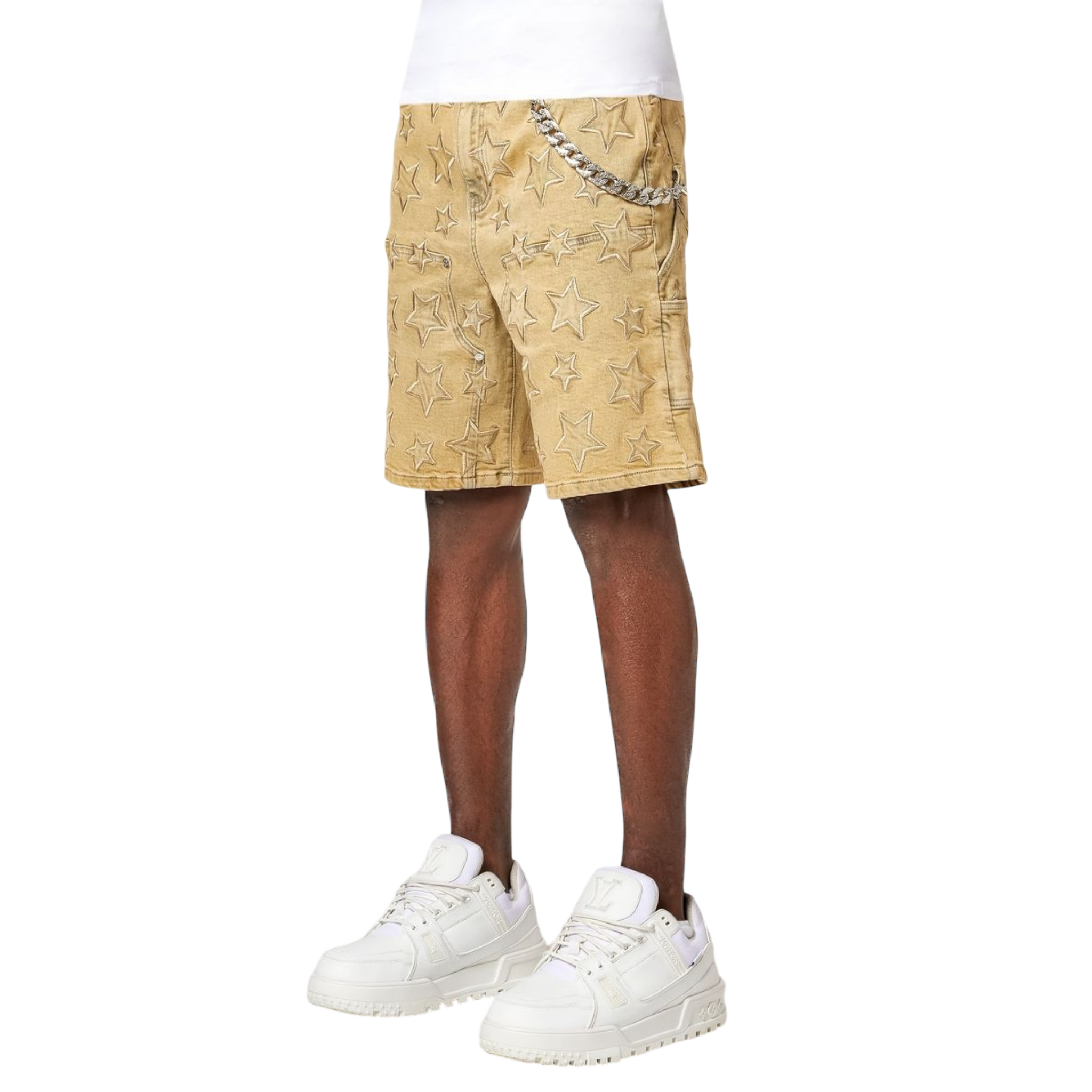 Guapi Vintage Stars Denim Shorts