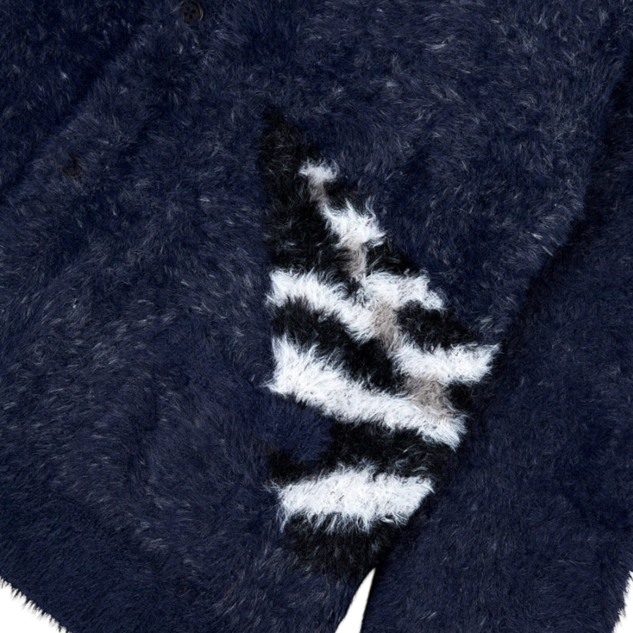 Paper Planes Fuzzy Cardigan