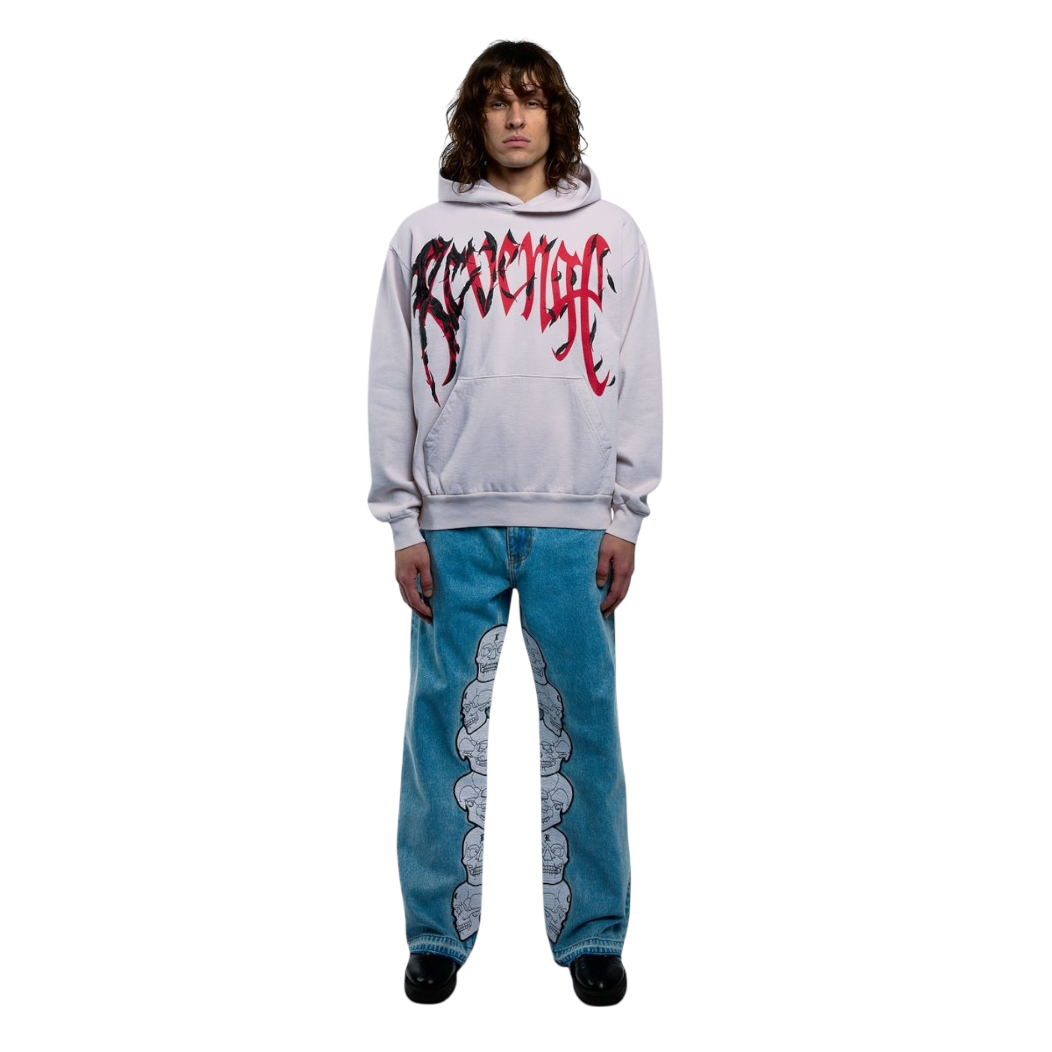 Revenge 999 Dove Hoodie