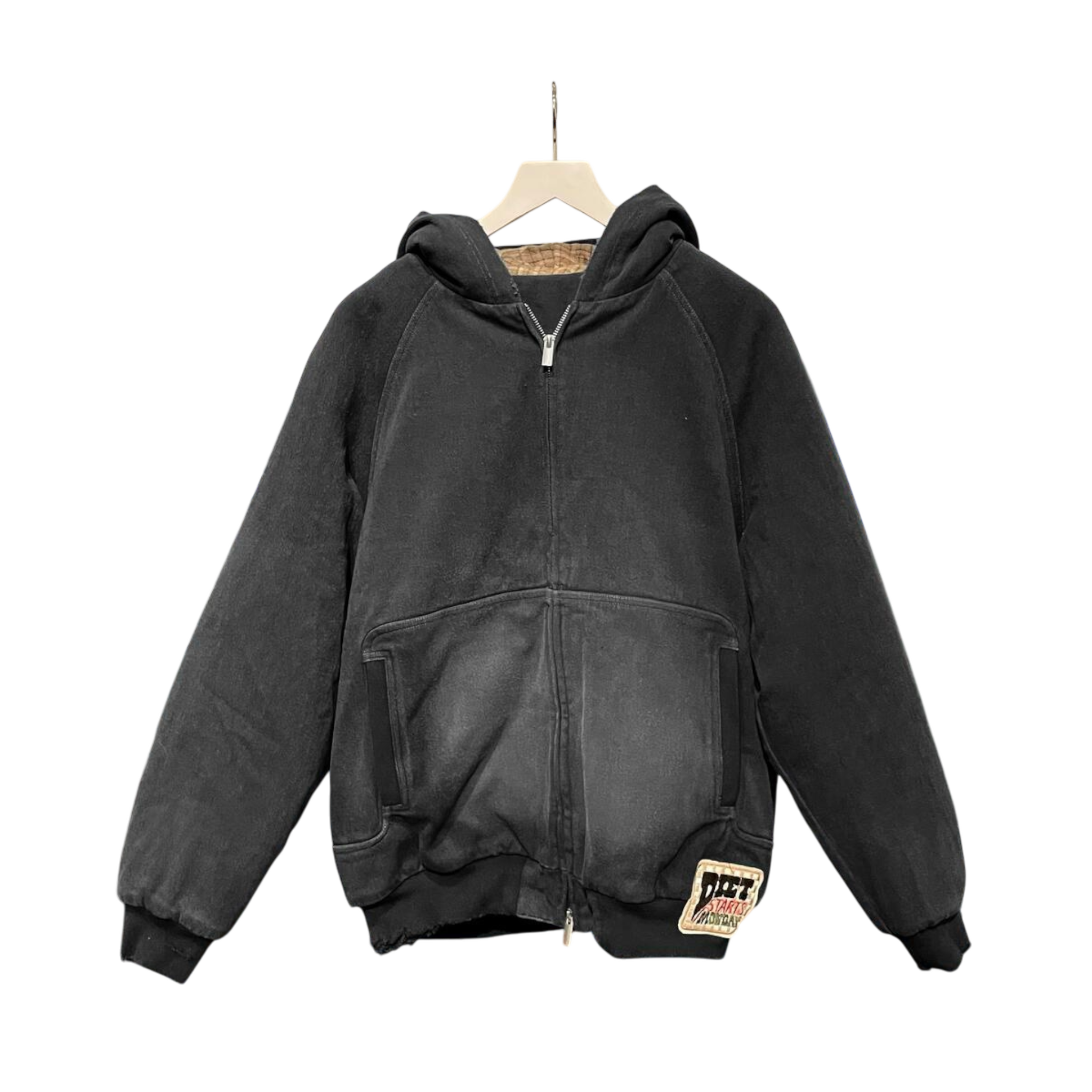 Diet Starts Monday Canvas Twin Needle Jacket