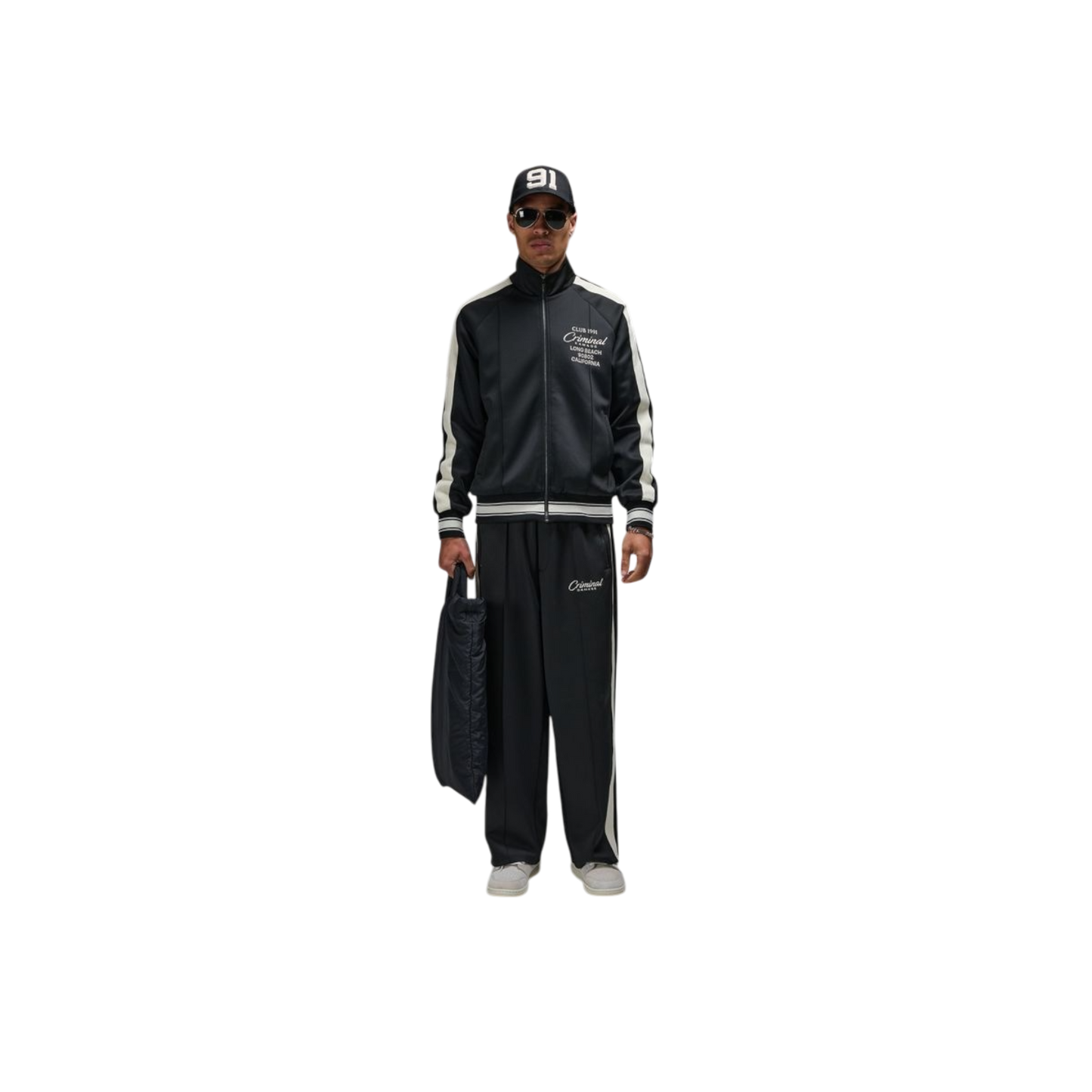 Pin Tuck Track Top