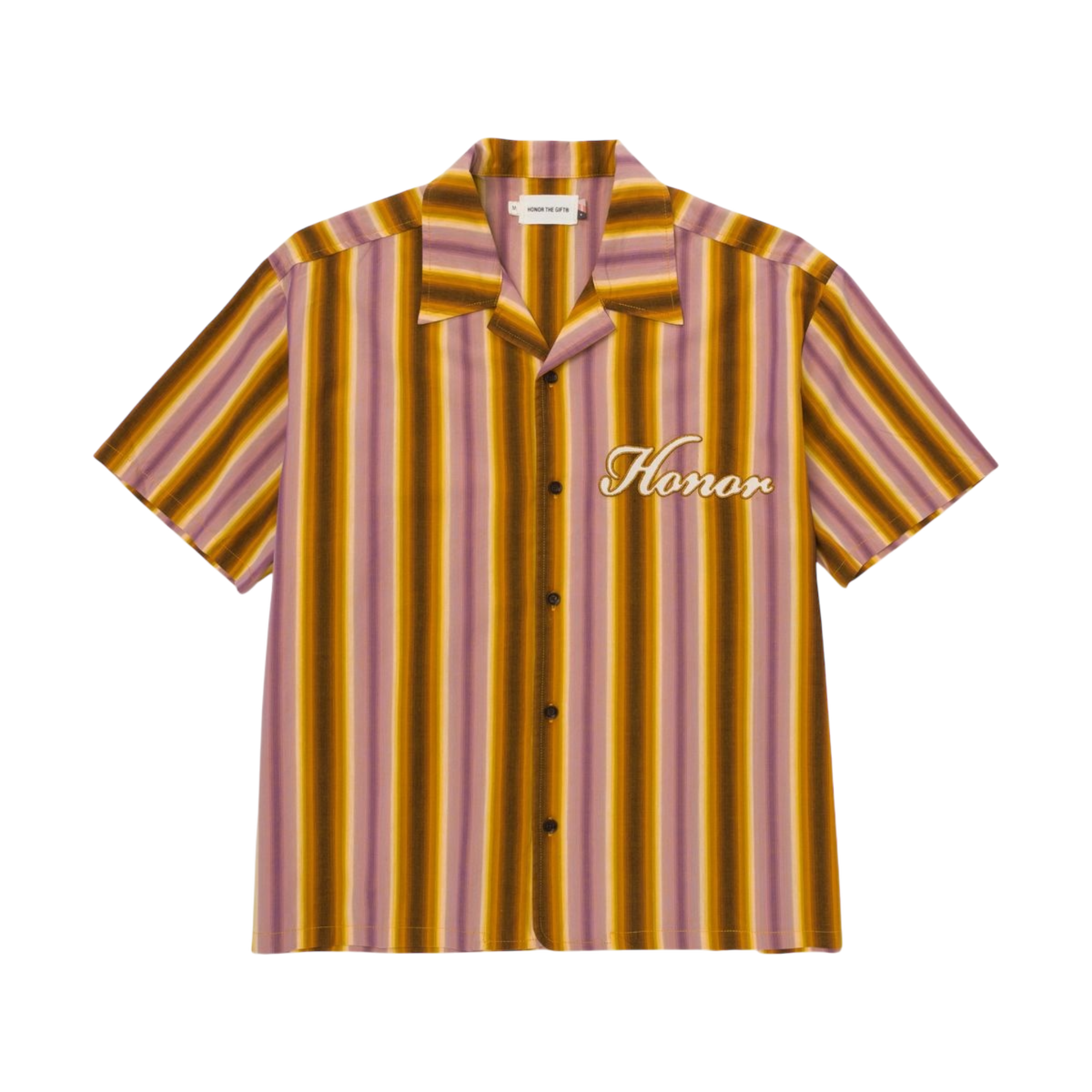 Honor The Gift Auto Shop Camp Shirt - Brown