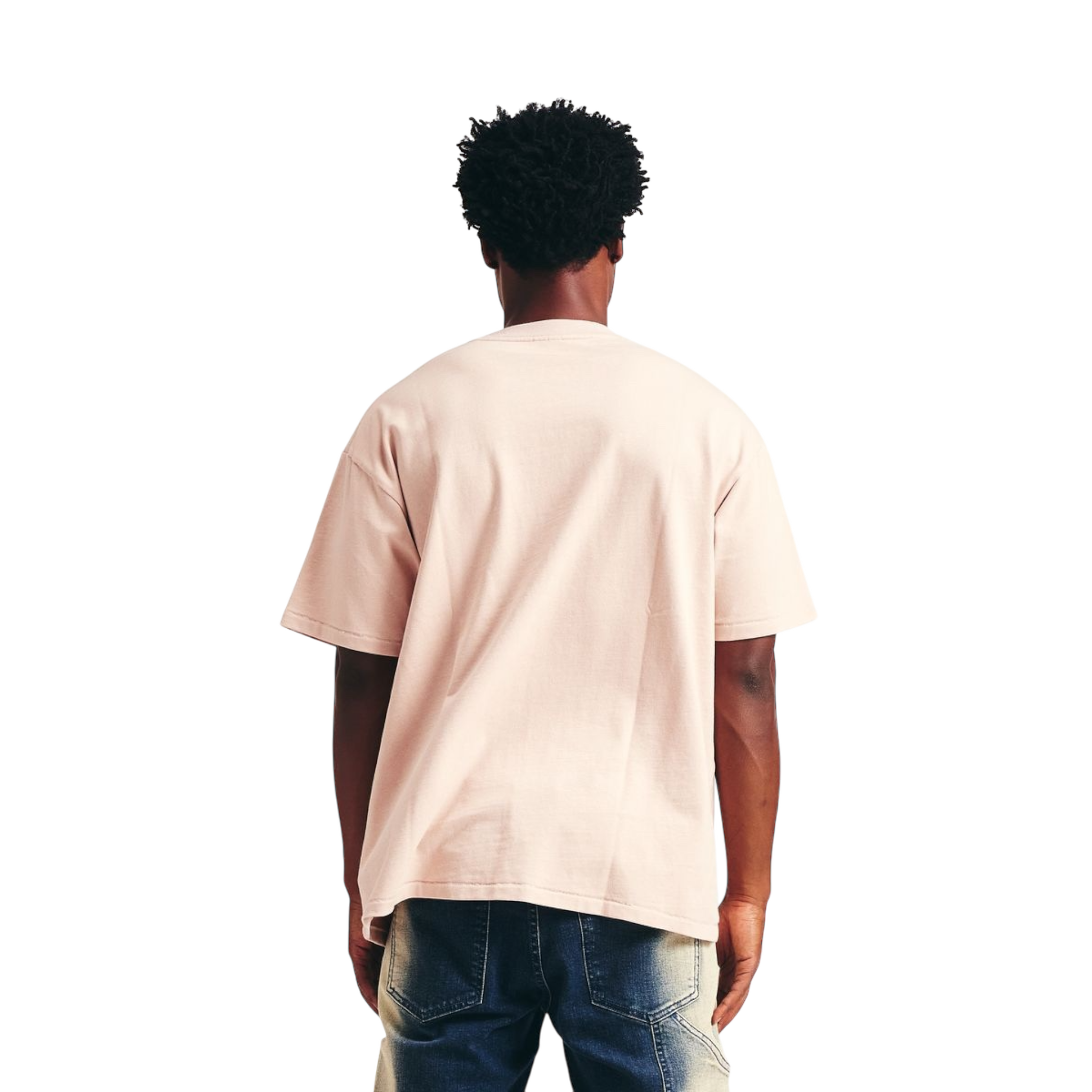 Memory Lane Heavy Metal Tee - Light Pink