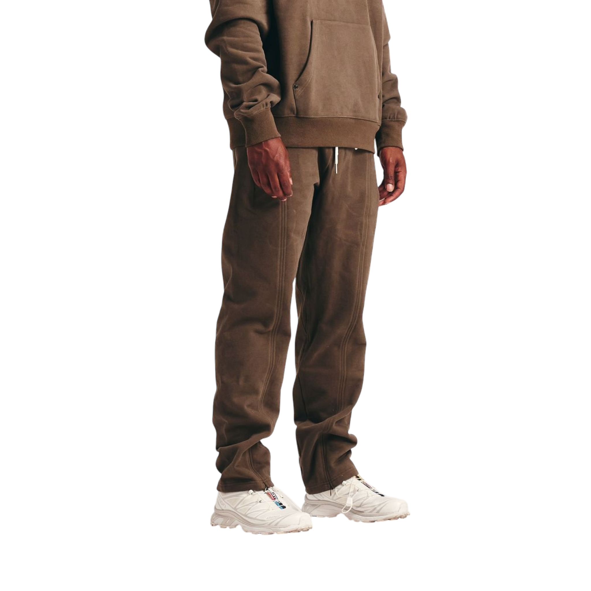 Split Seam Core Service Sweatpants- Olive