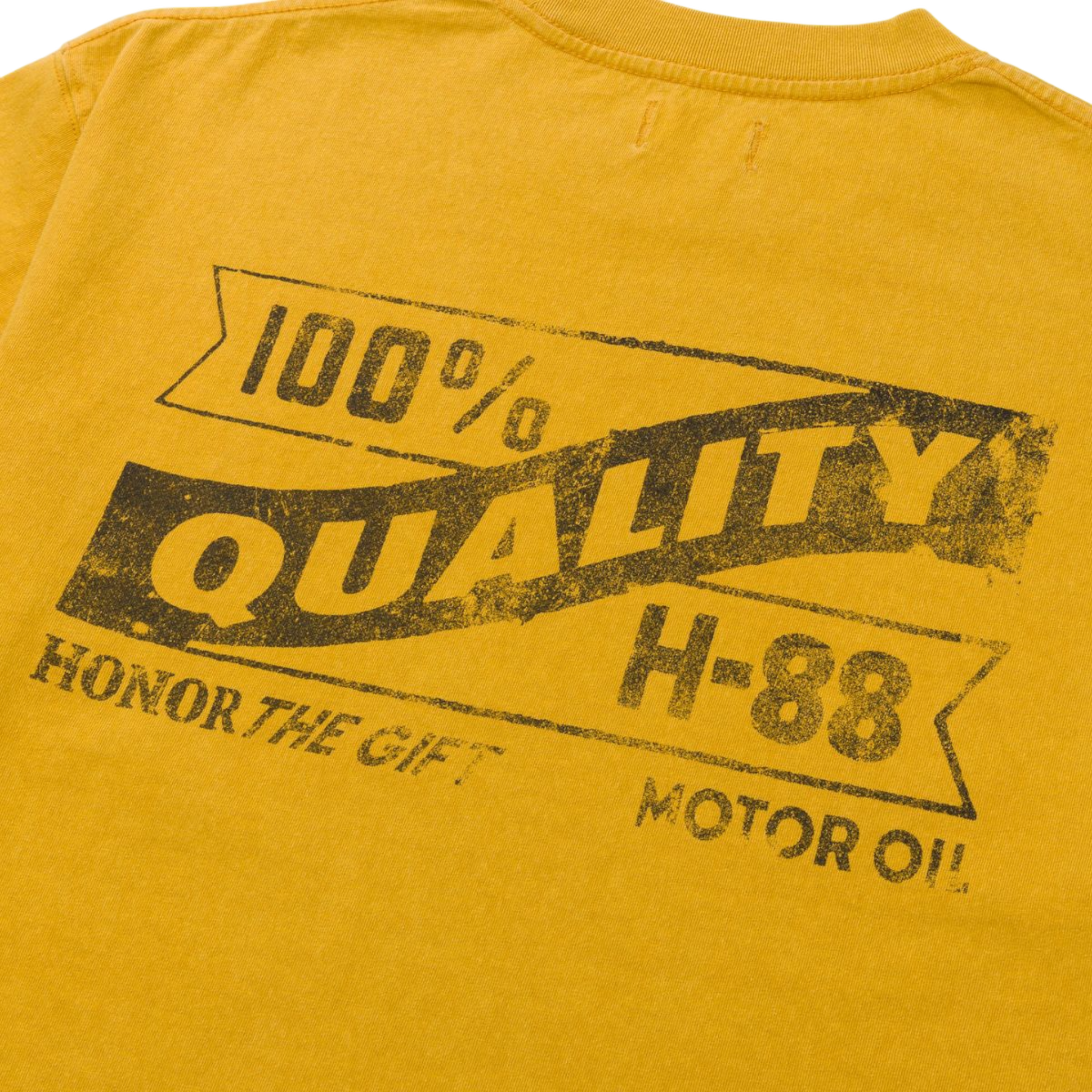 Honor The Gift Vintage Oil Tee - Yellow