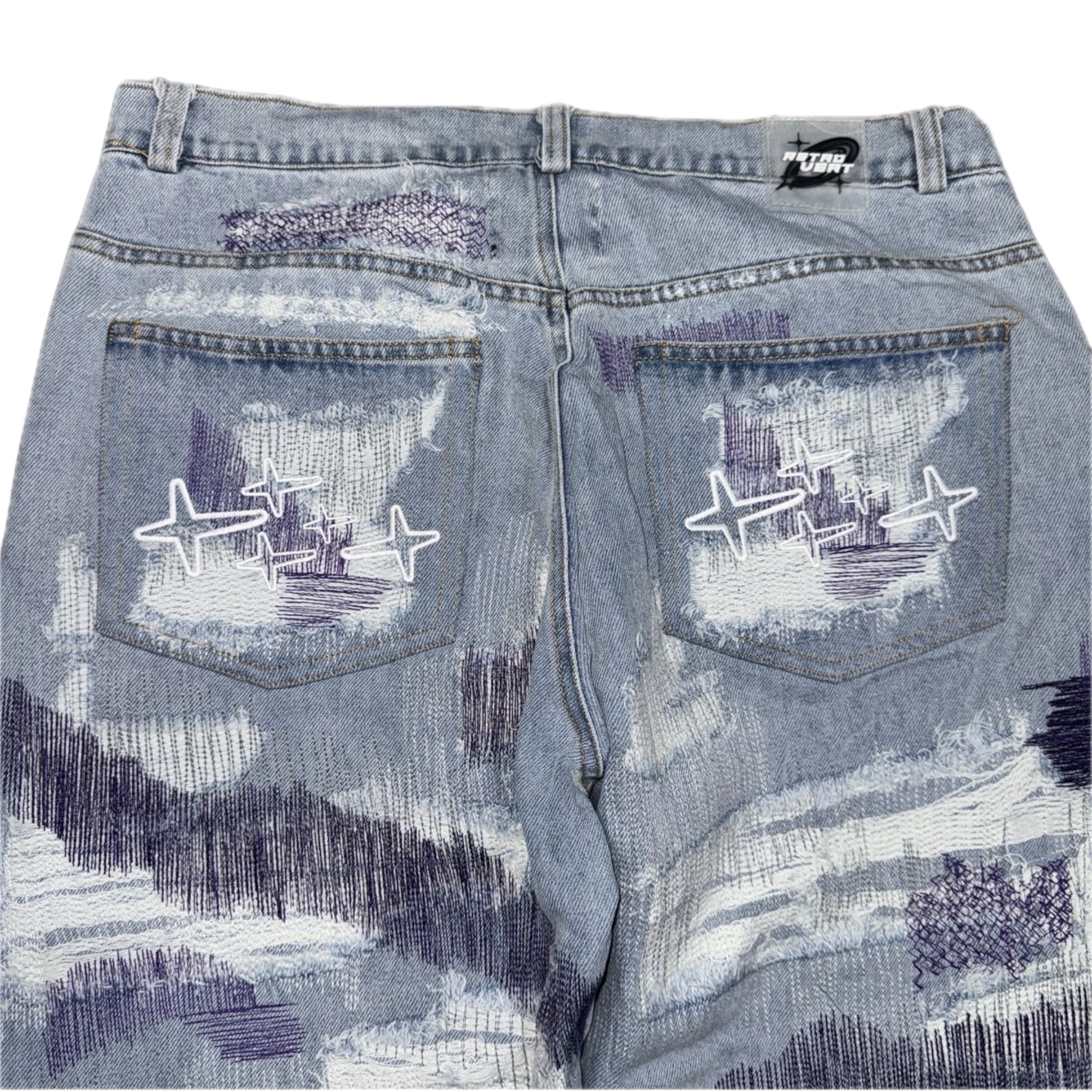 Distressed Denim Jeans