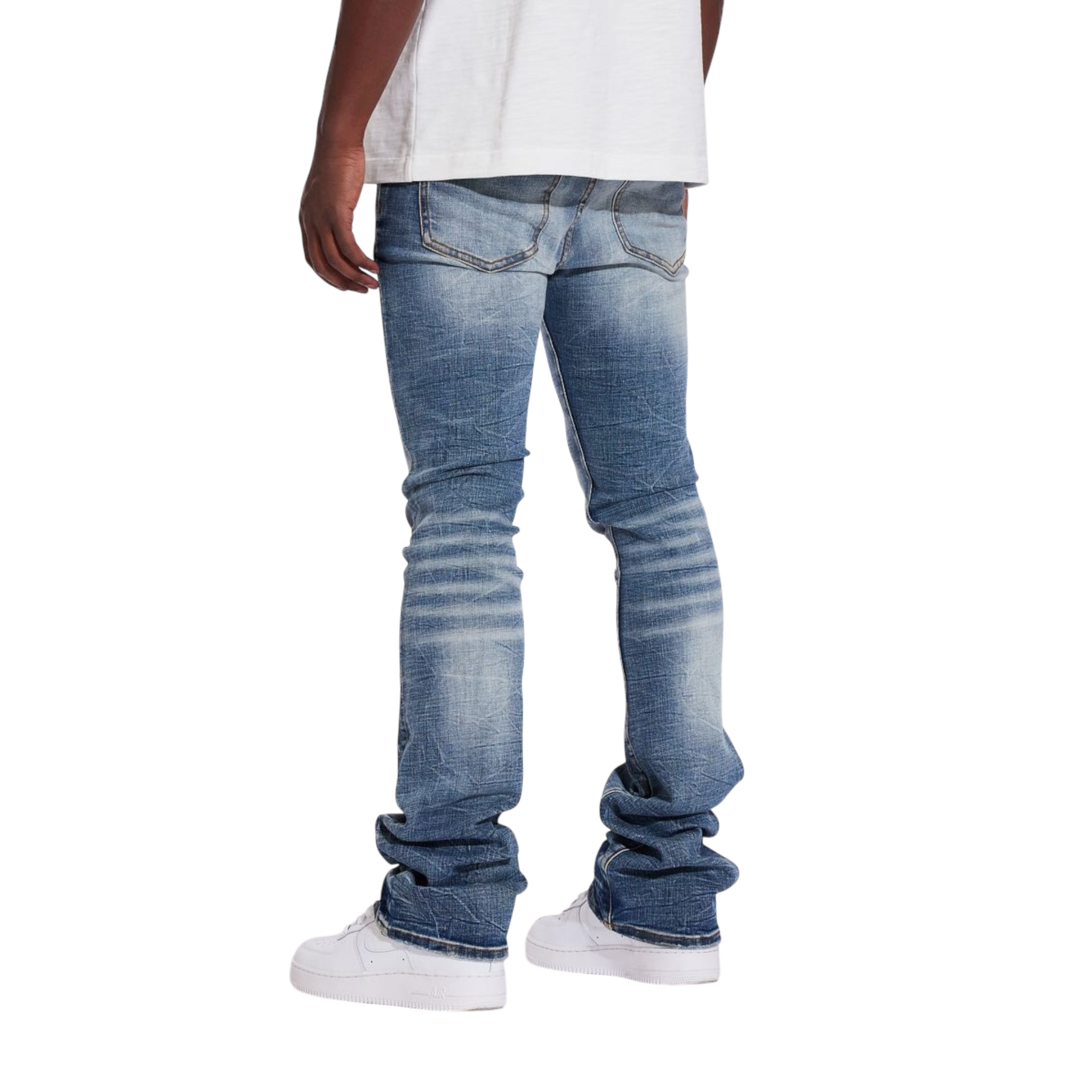 Crysp Denim Arch Flare (Acid Wash)