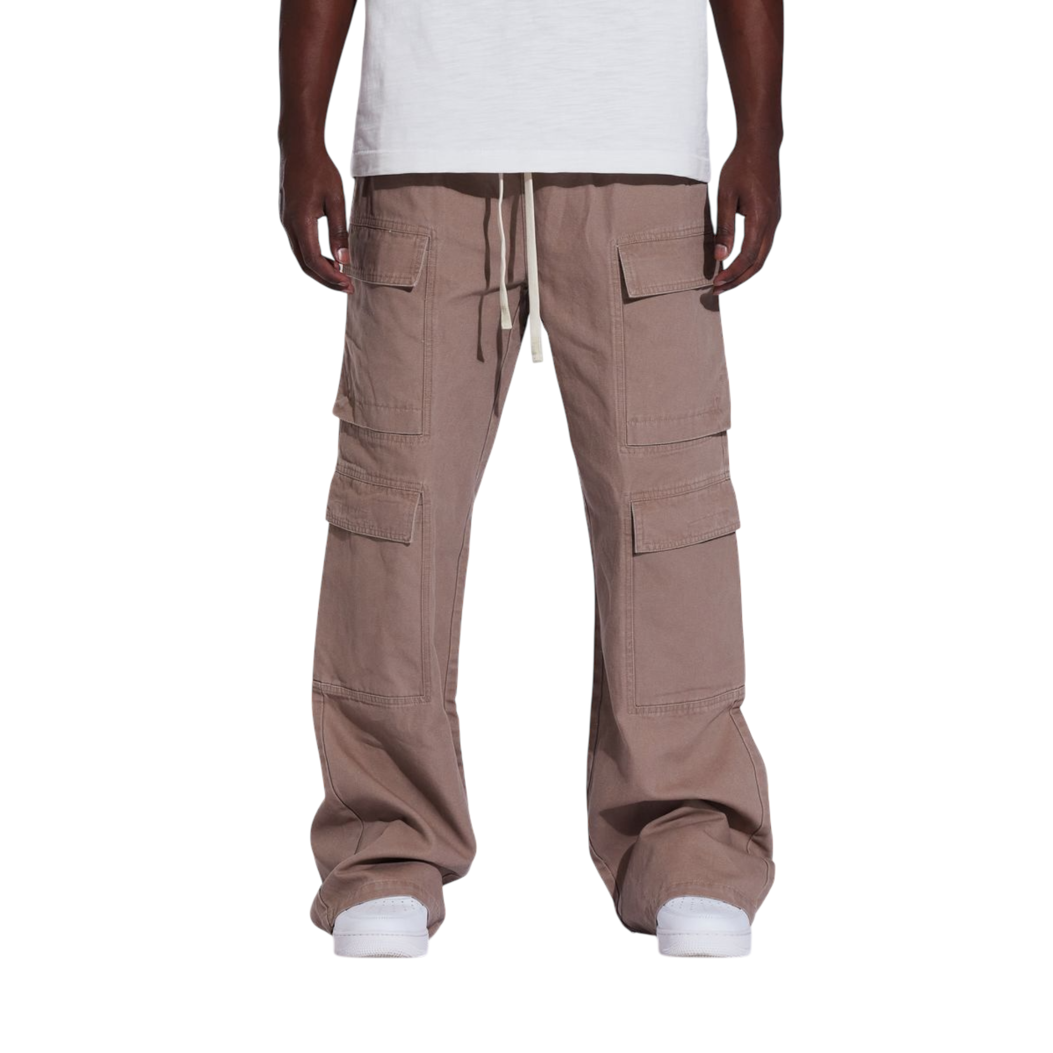Crysp Denim James Cargo Flare (Tan)
