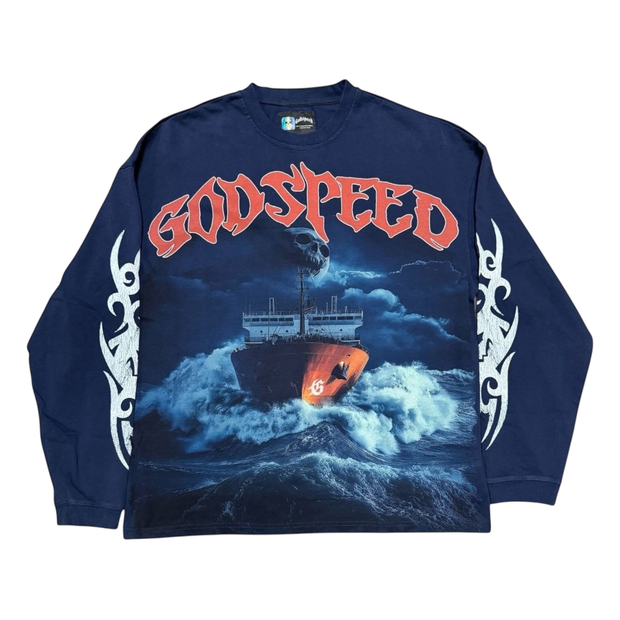 Godspeed Sea Sick LS T-Shirt (Navy)