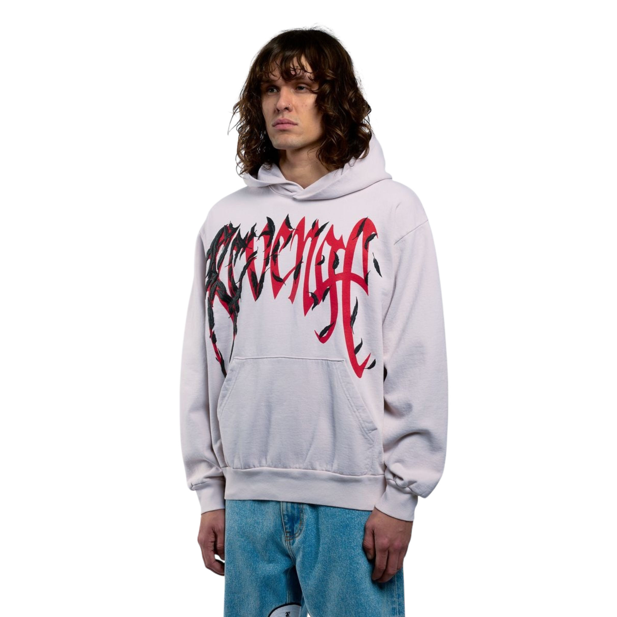 Revenge 999 Dove Hoodie