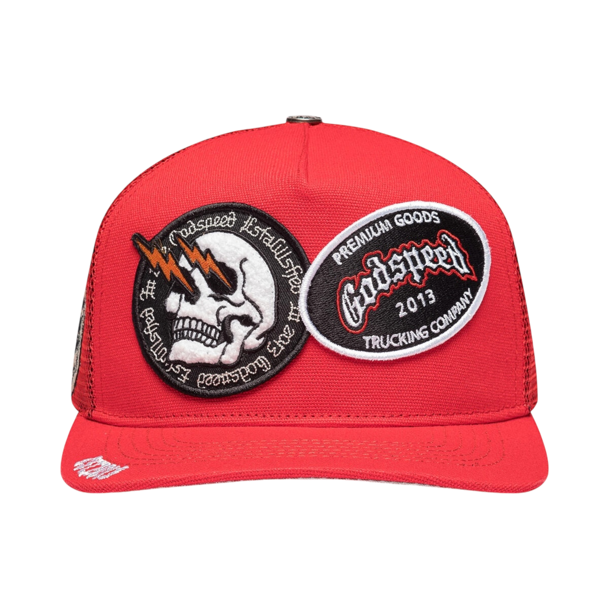 Godspeed OG Dual Patch Trucker (Red)