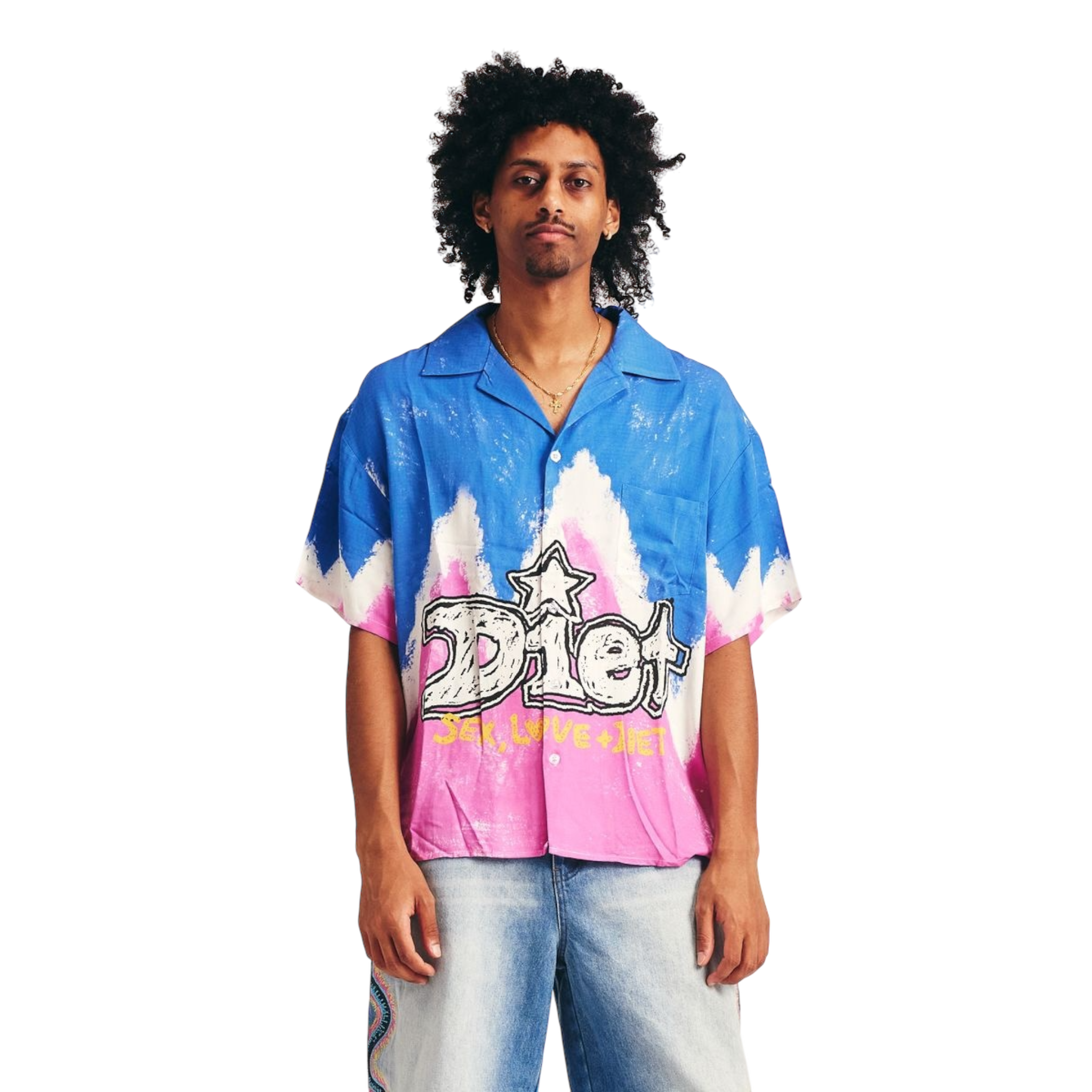 Diet Starts Monday Knievel Button Up Shirt