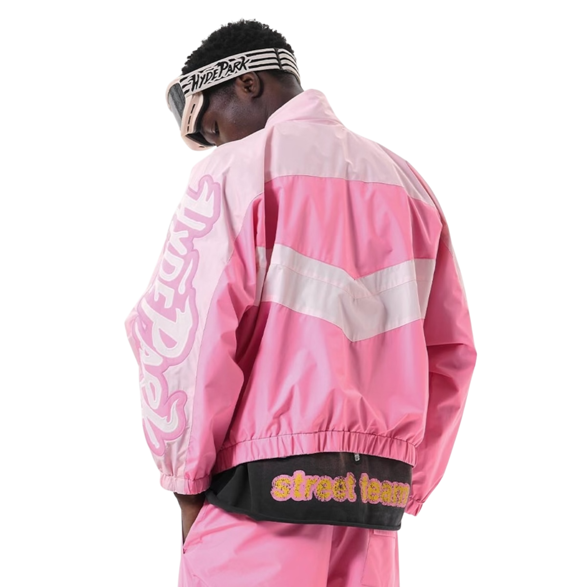 Hyde Park Street Team Windbreaker Jacket - Pink