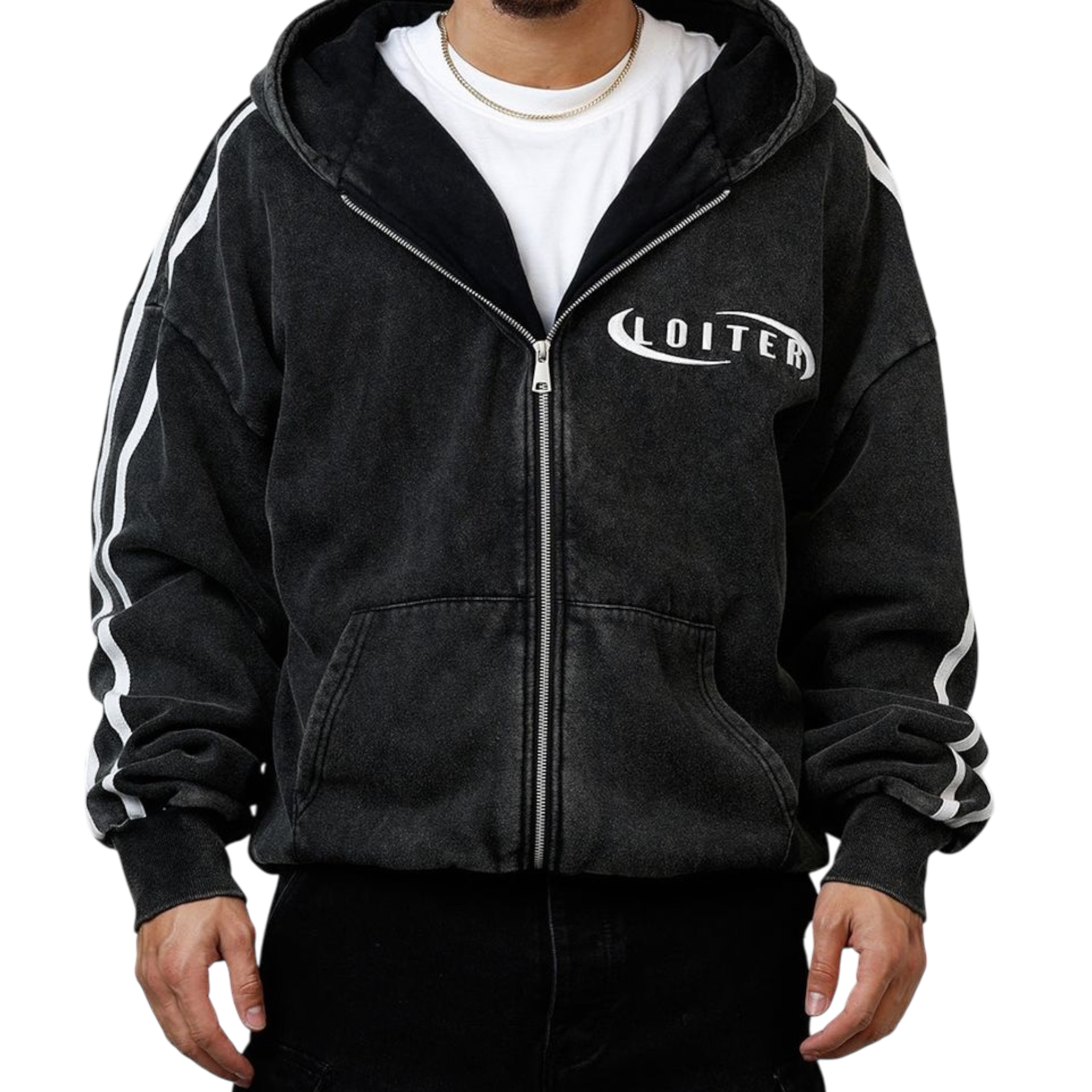 Loiter Night Vision Hoodie -Washed Black