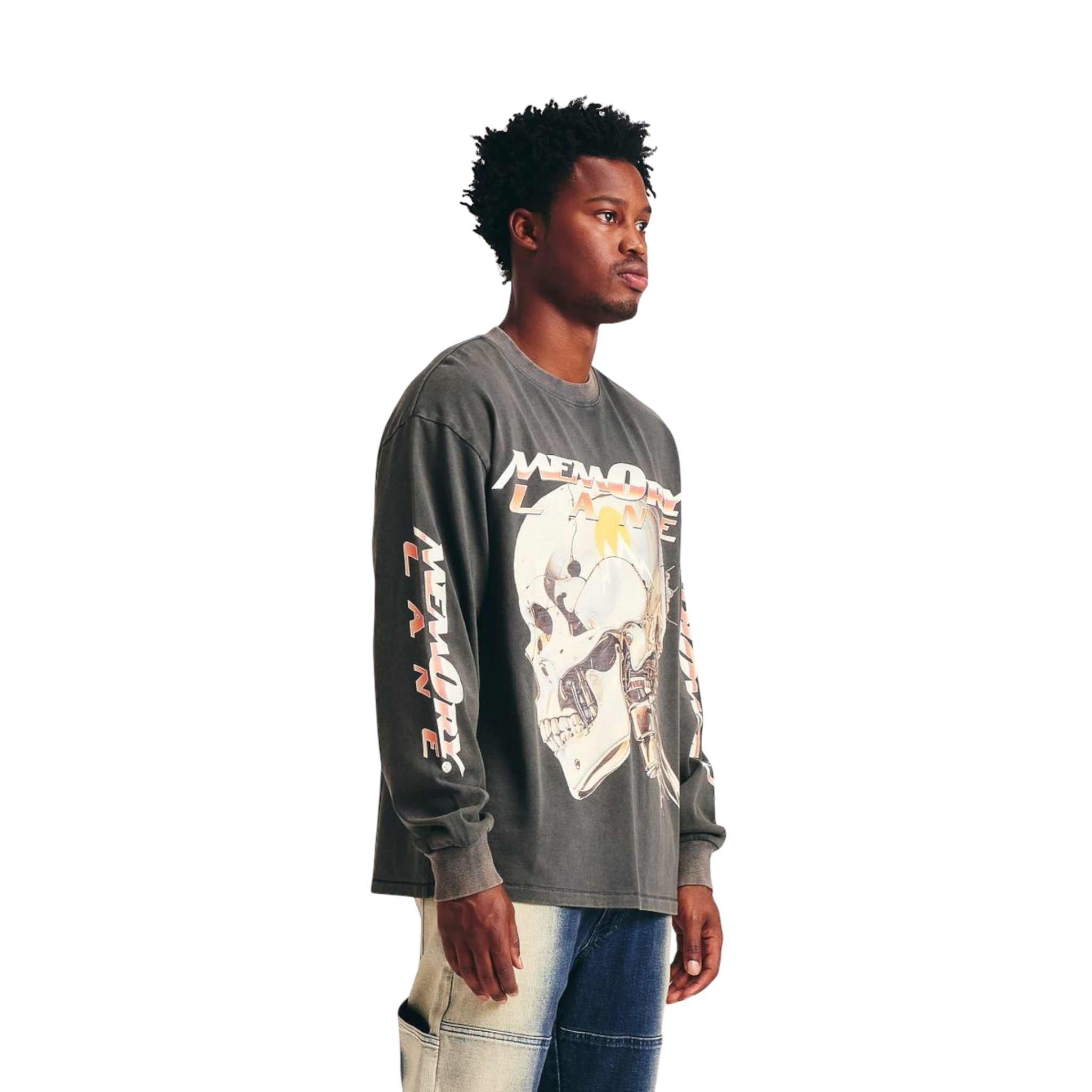 Memory Lane Chrome Tech Long Sleeve - Vintage Black