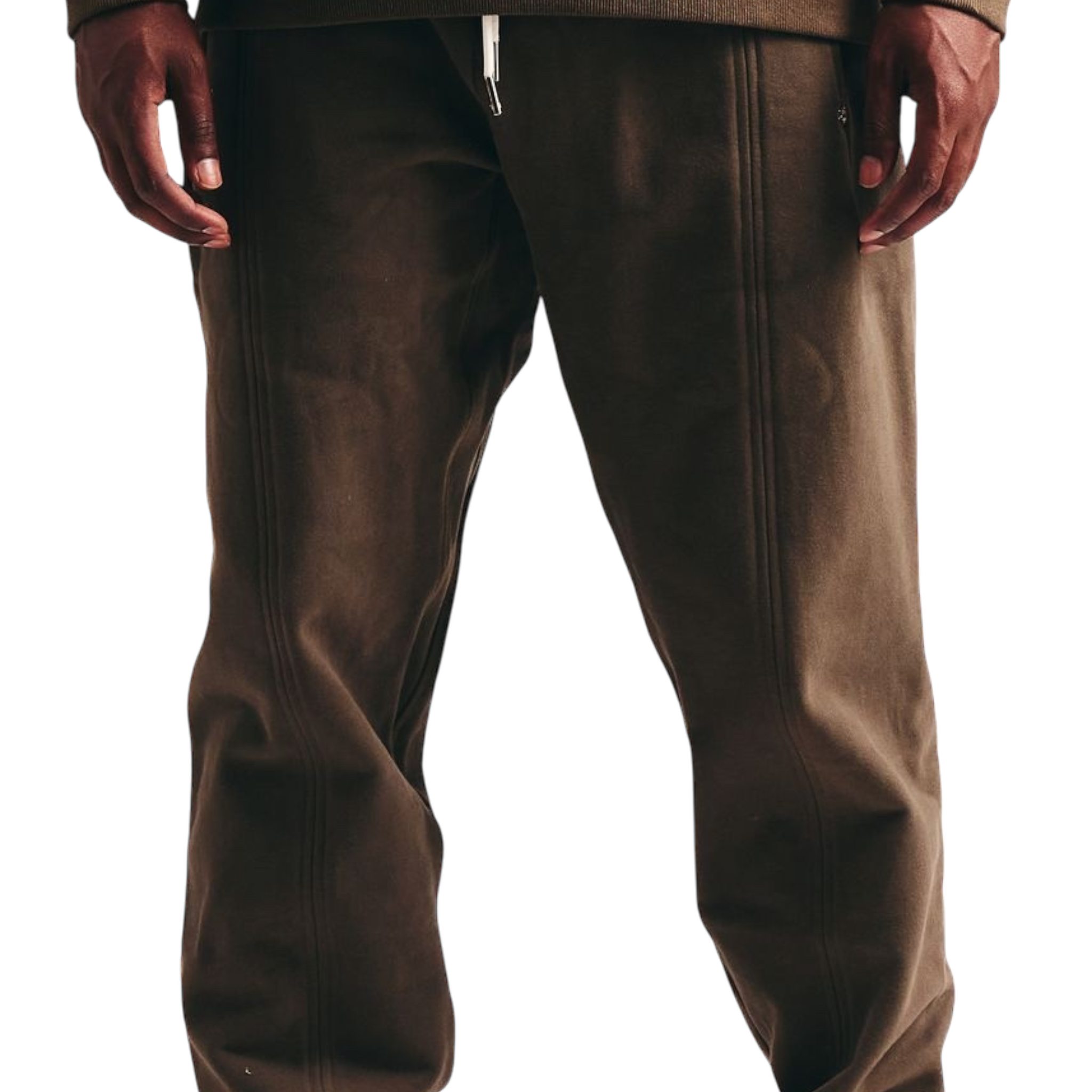 Split Seam Core Service Sweatpants- Olive
