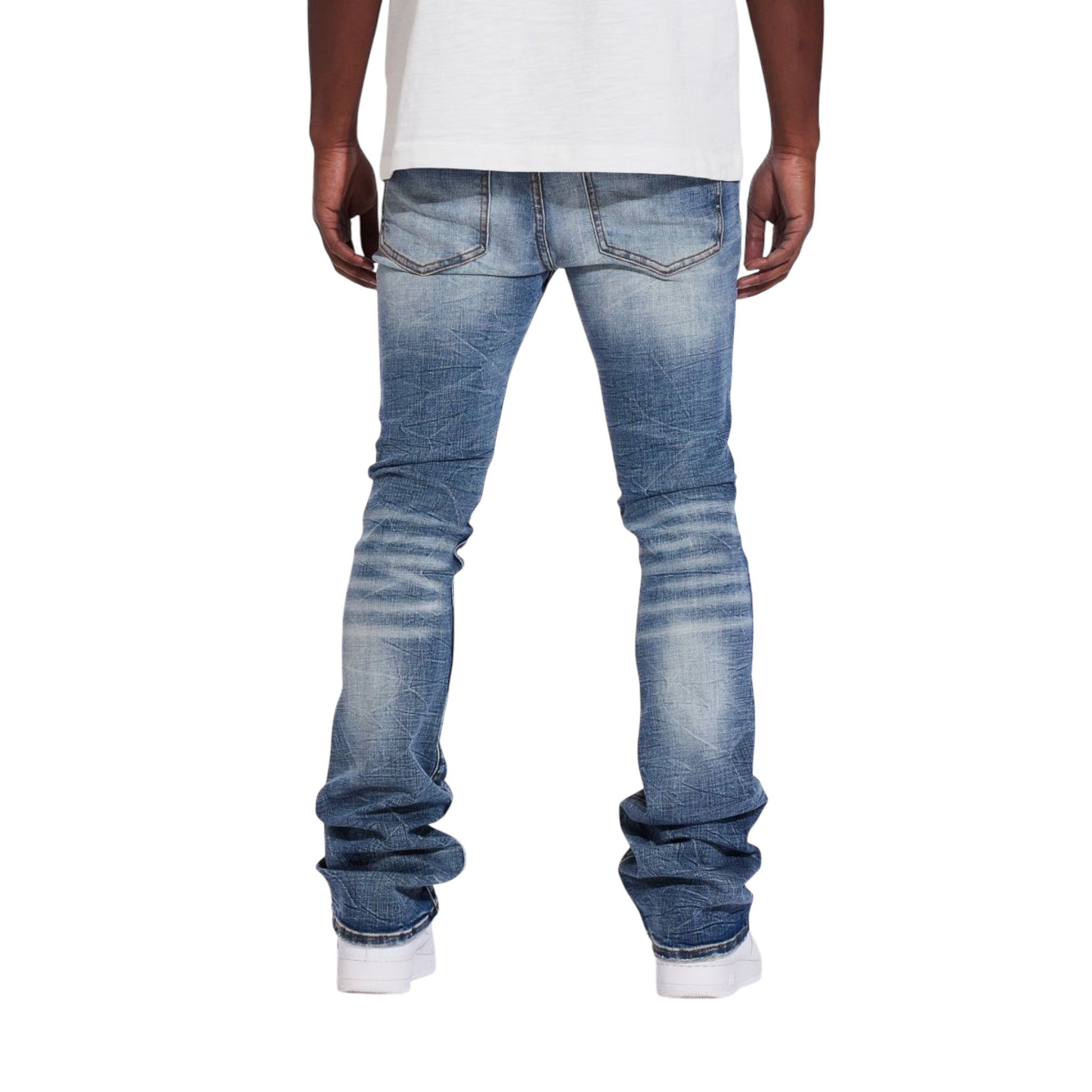 Crysp Denim Arch Flare (Acid Wash)