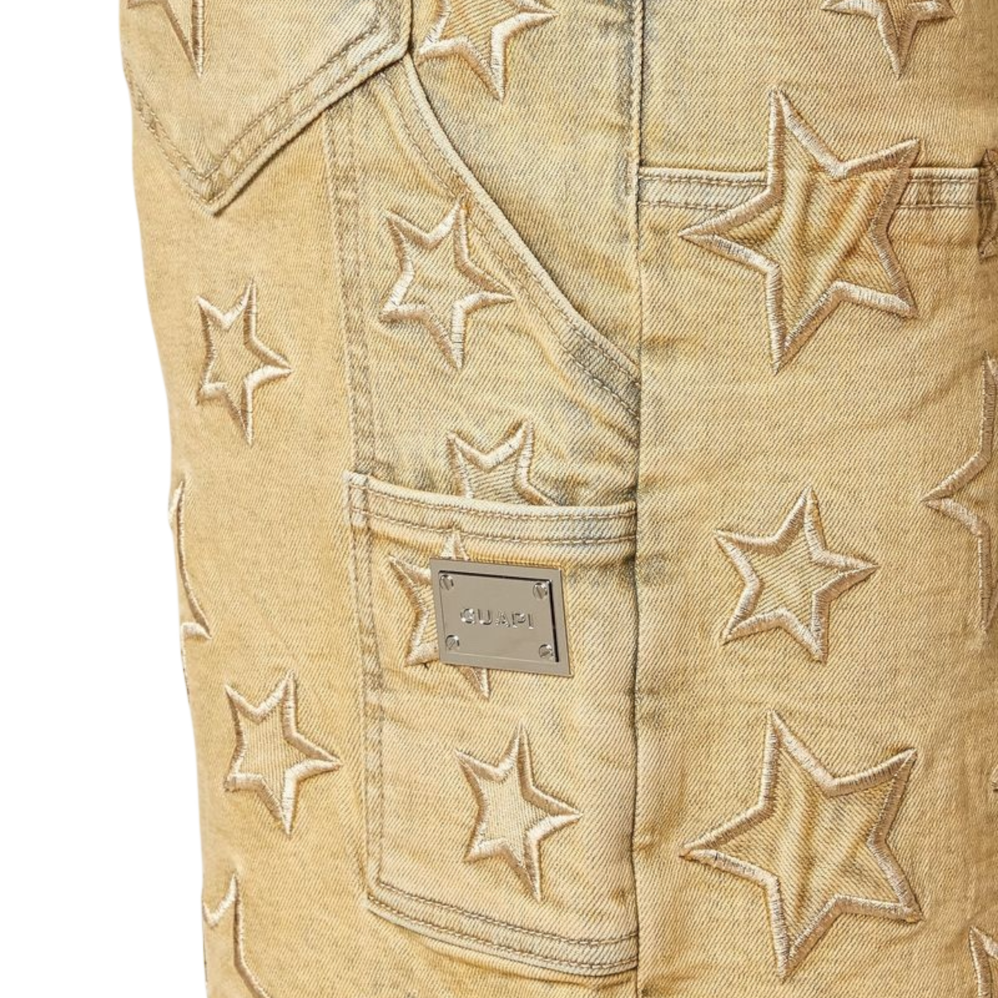 Guapi Vintage Stars Denim Shorts