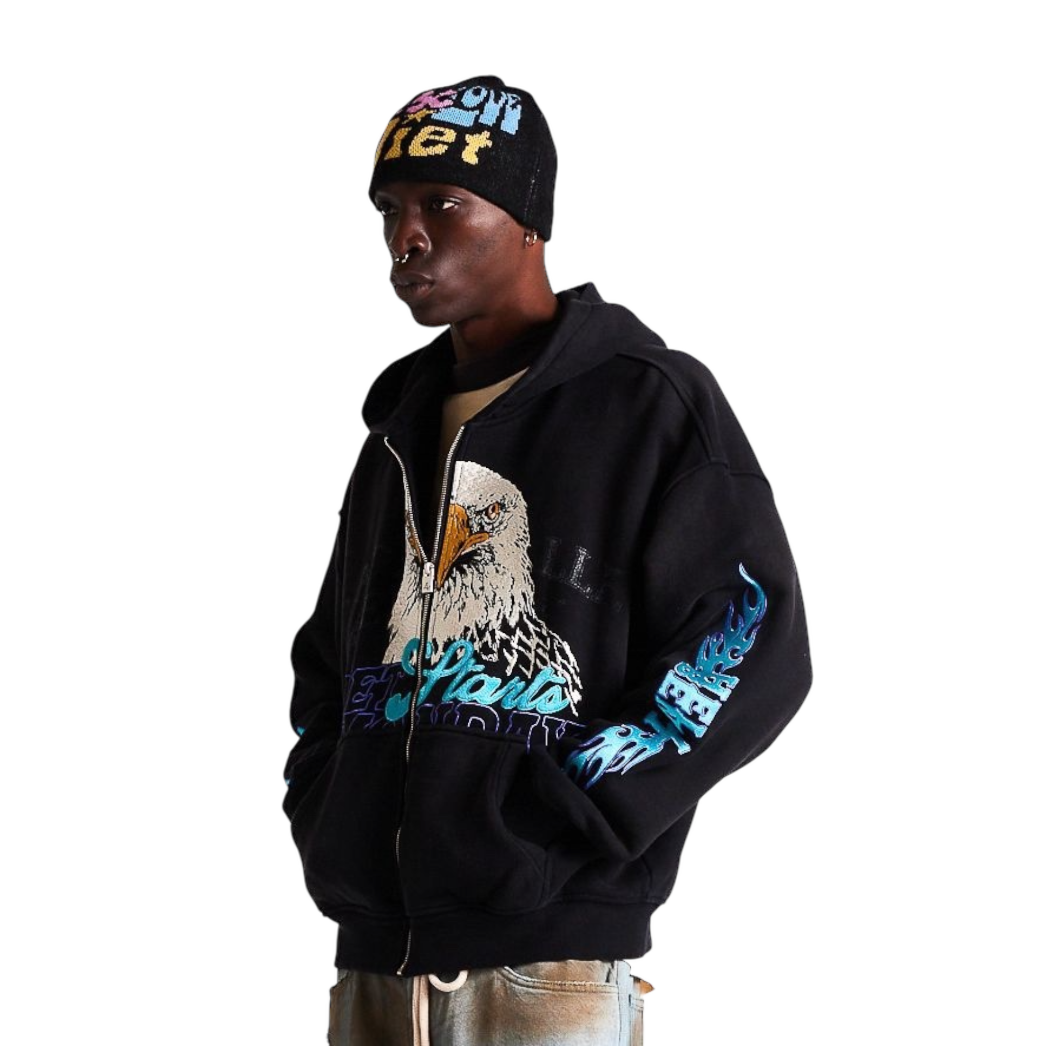 Diet Starts Monday Hell Bent Full Zip Sweatshirt