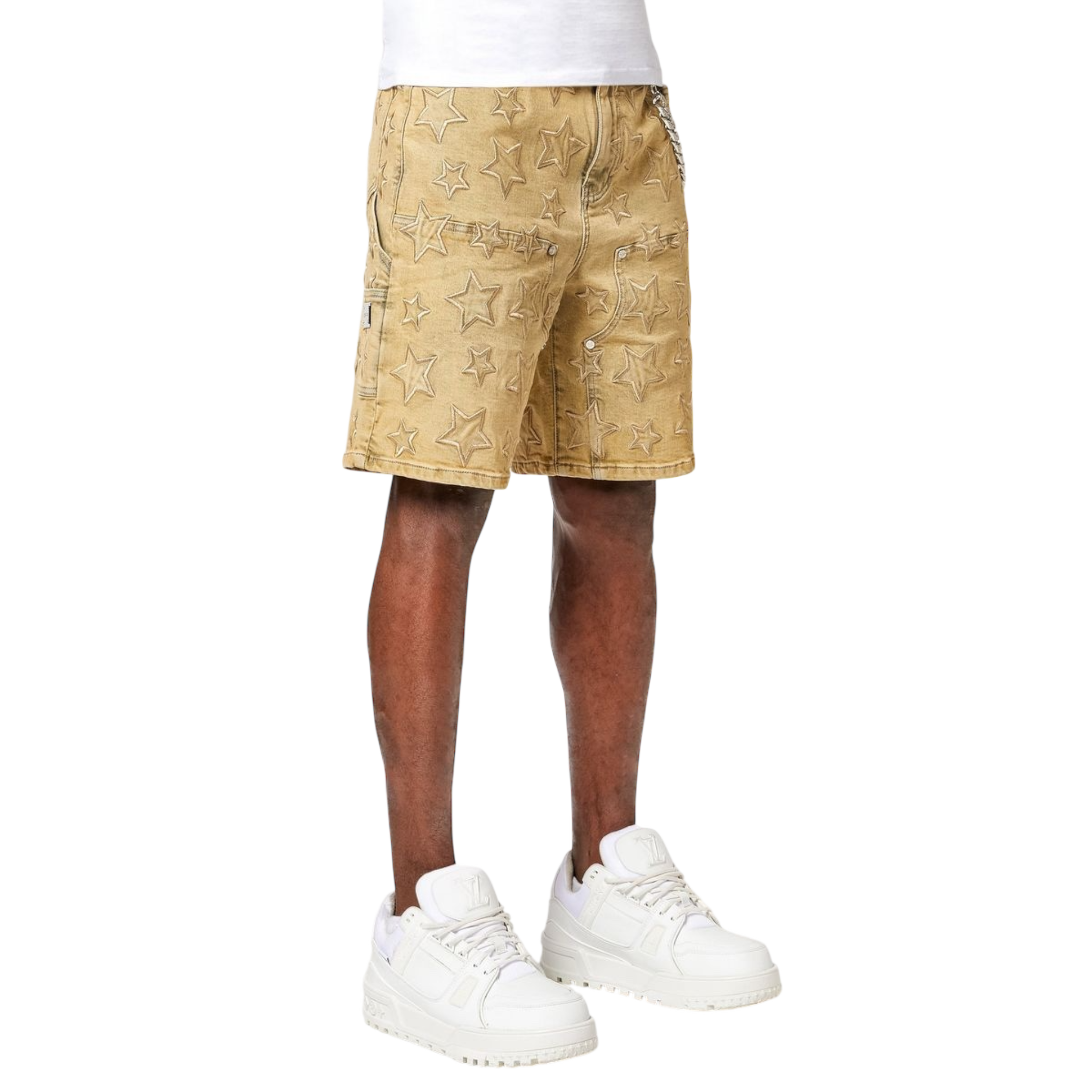 Guapi Vintage Stars Denim Shorts