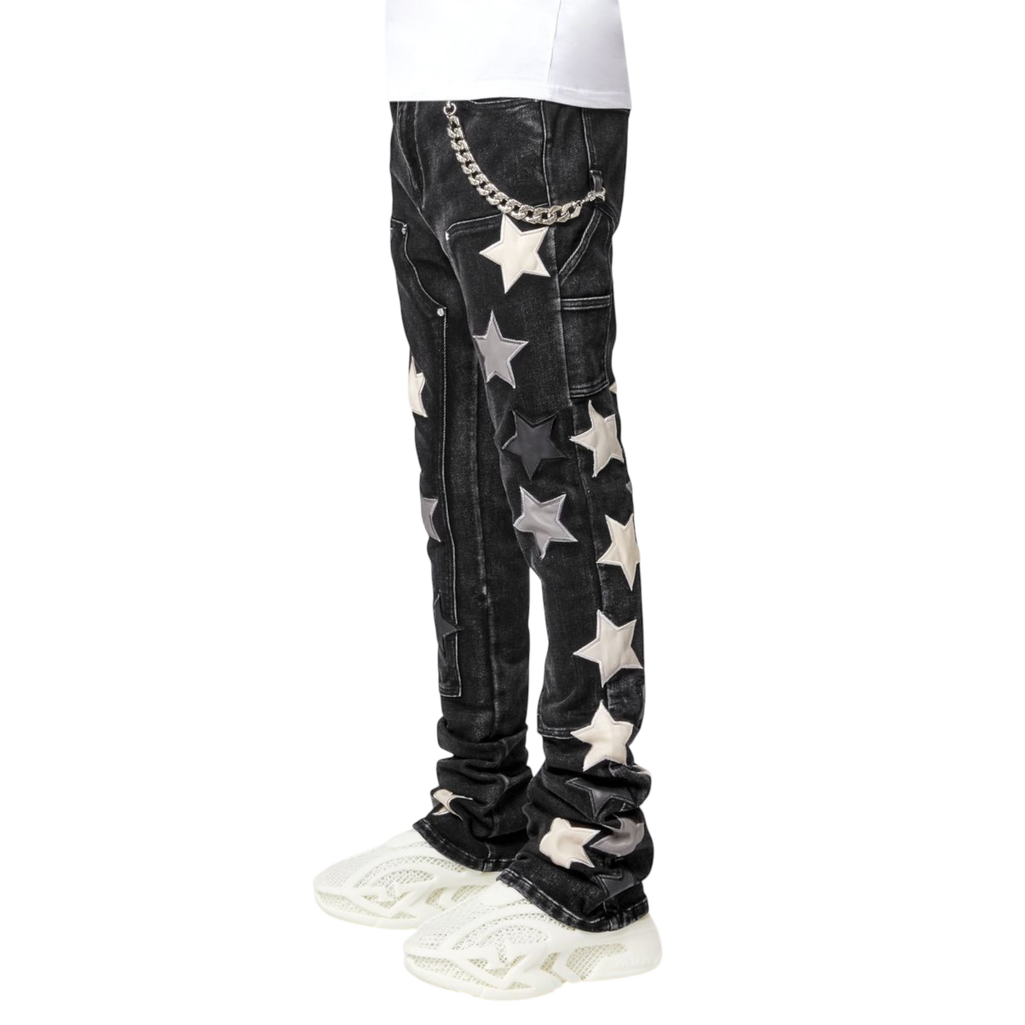 Guapi Obsidian Black Vintage Stars Denim