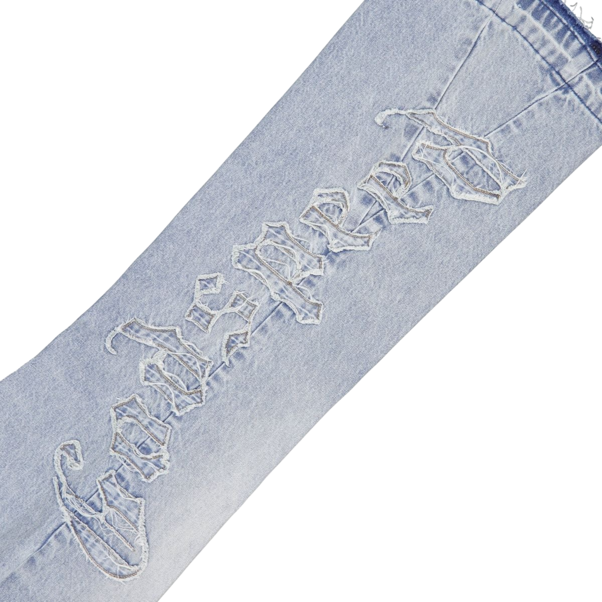 Godspeed OG Logo Flared Denim Stitched (Blue)