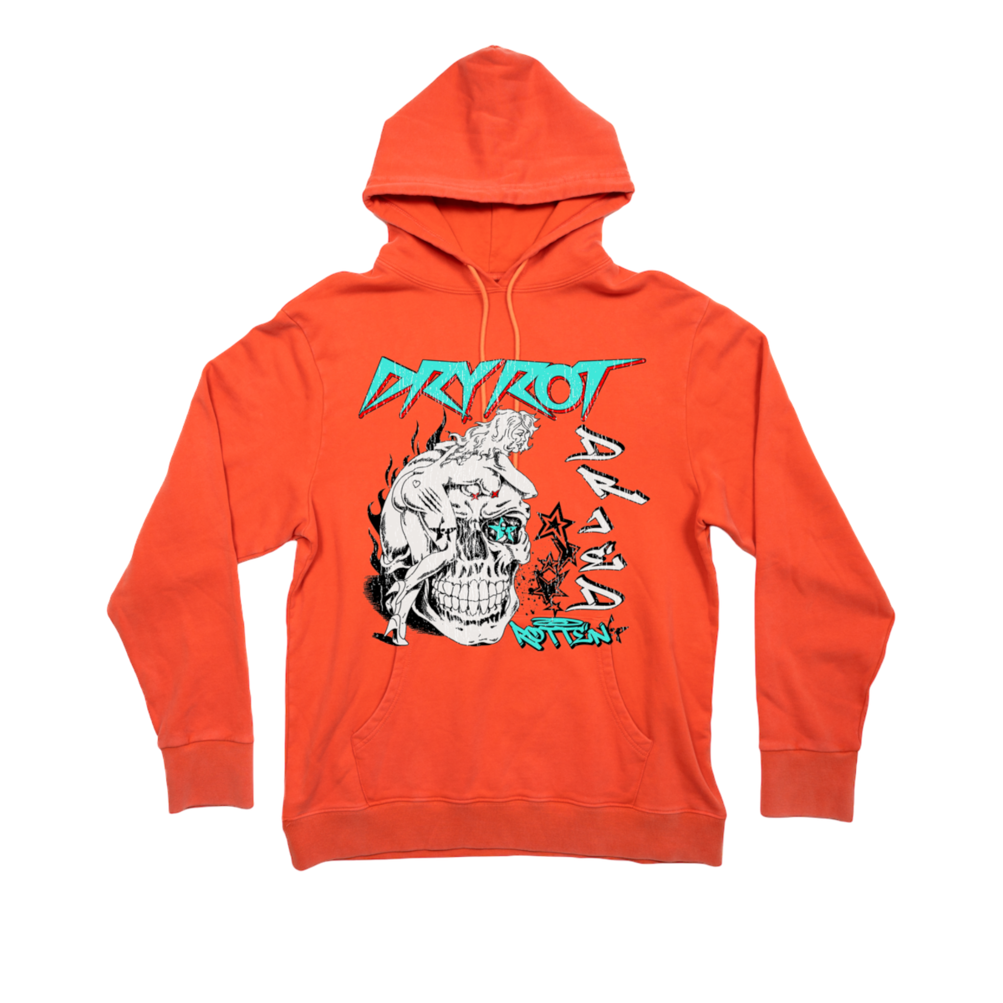 Dry Rot Bent Over Orange Hoodie