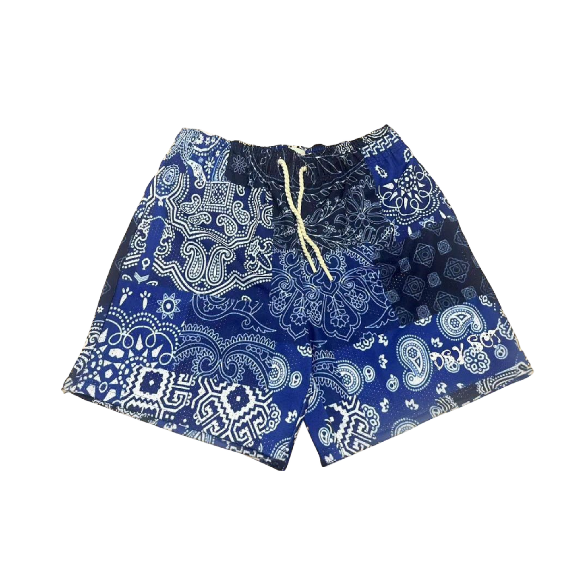 Dry Rot Blue Paisley Shorts