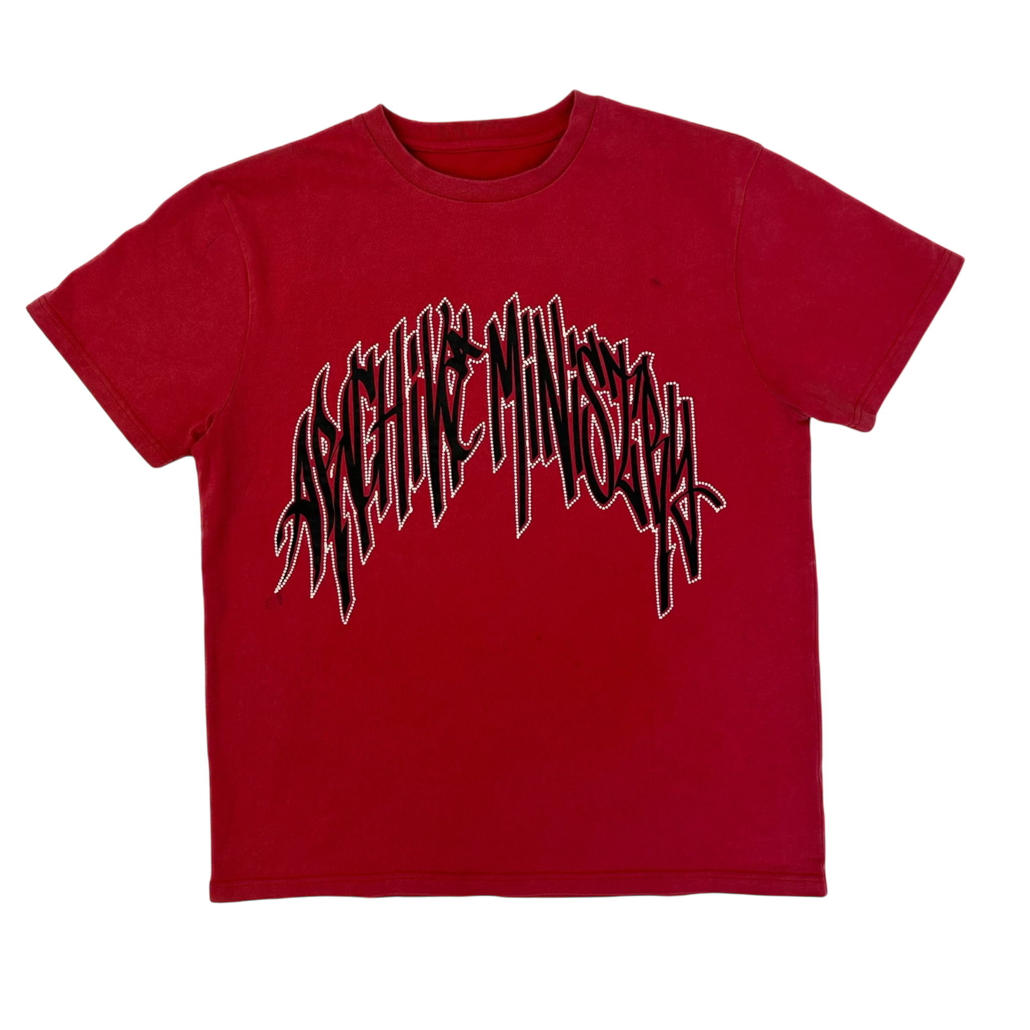 Archive Ministry Script Tee (Washed Red)