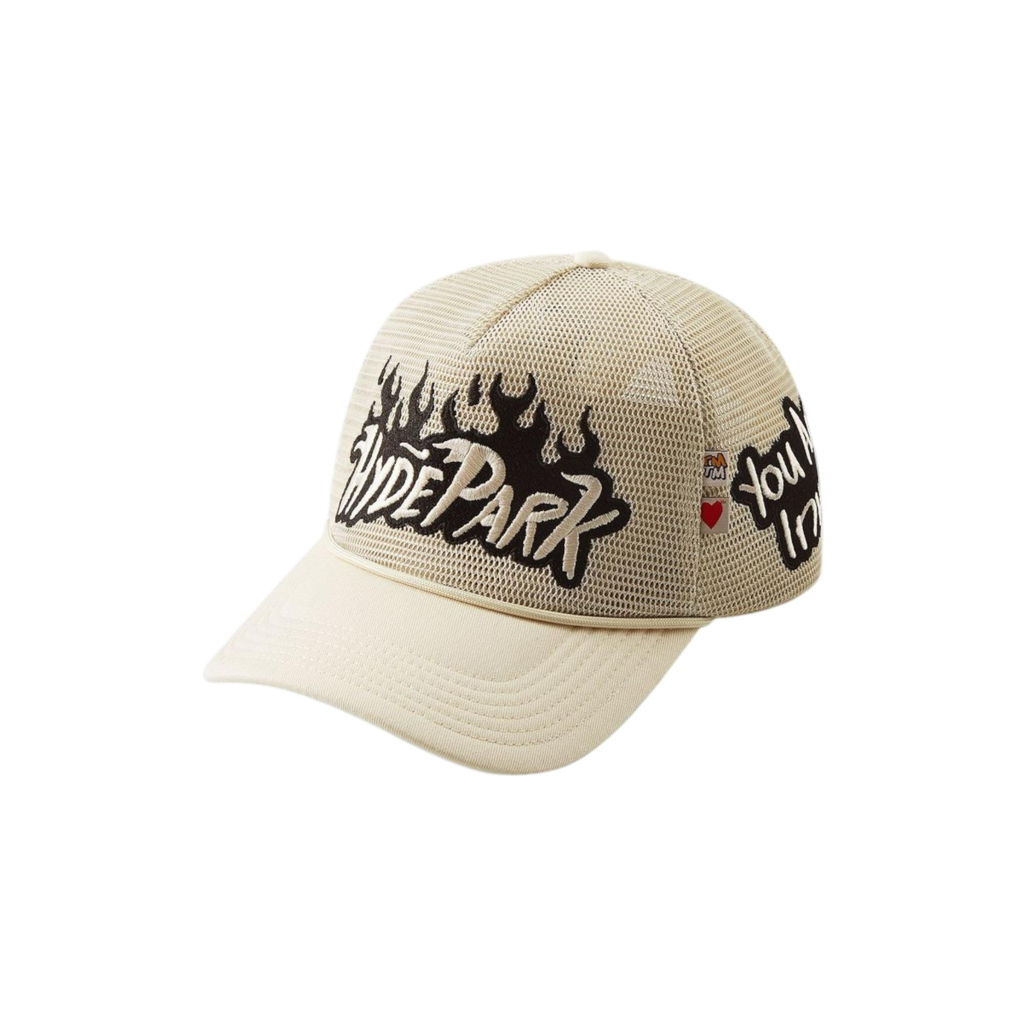 Hyde Park Nothing But Net Trucker - Cream/Black