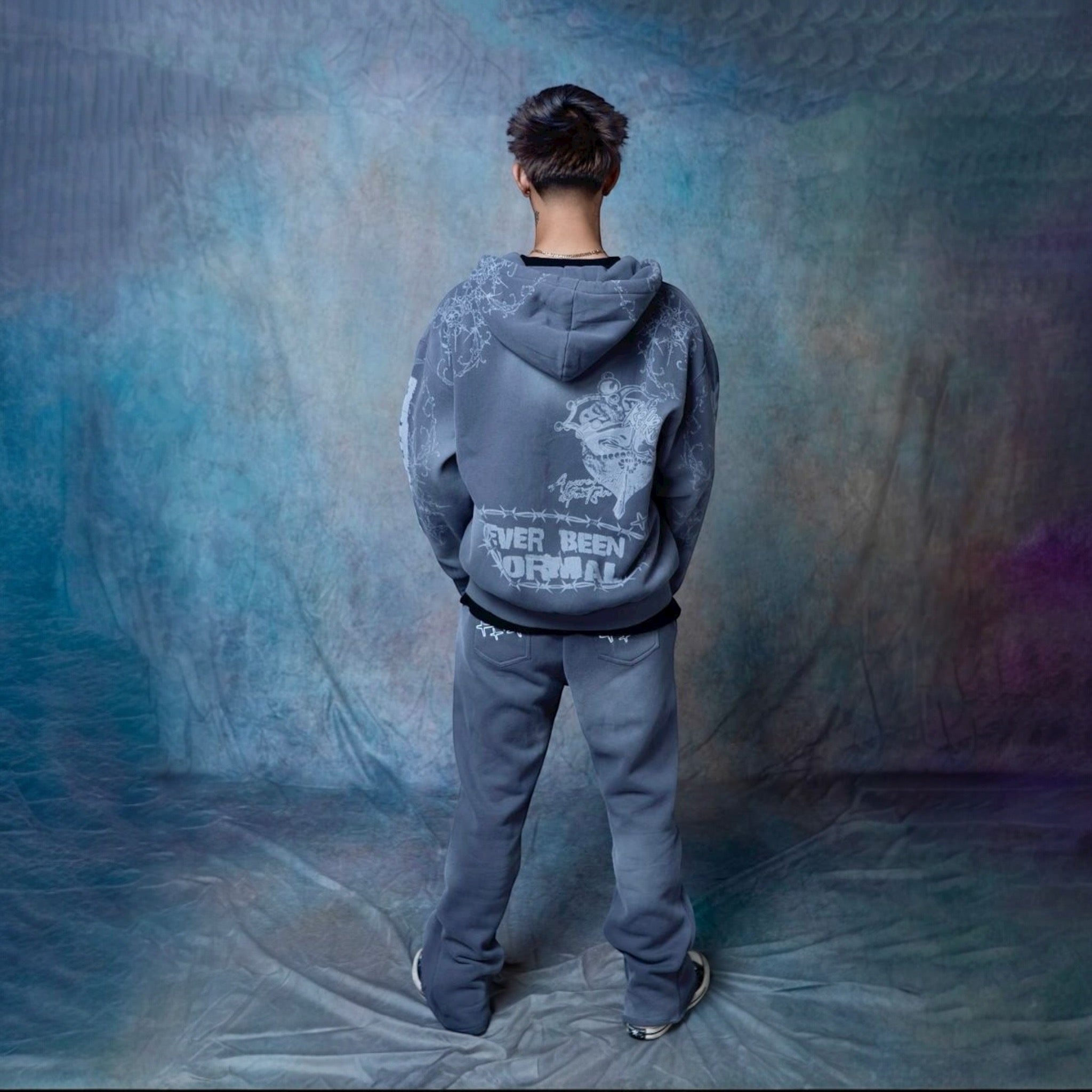 Destroyer Zip -Up Grey