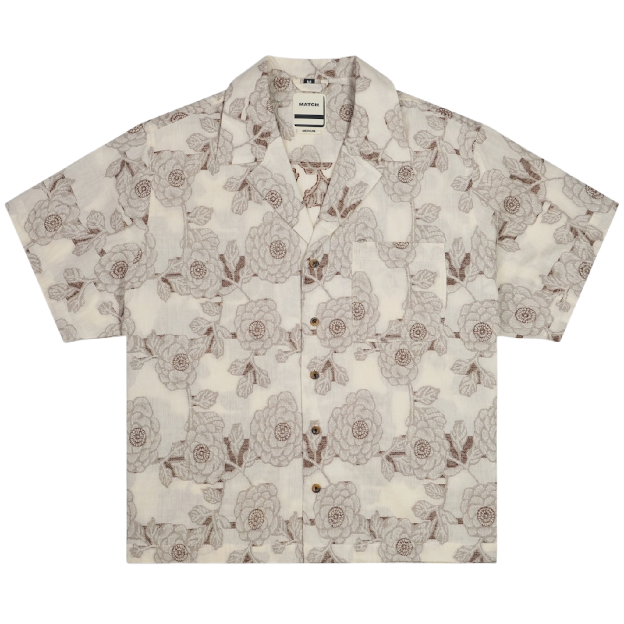 Rizort Nathan Camp Shirt (Brown/Tan)