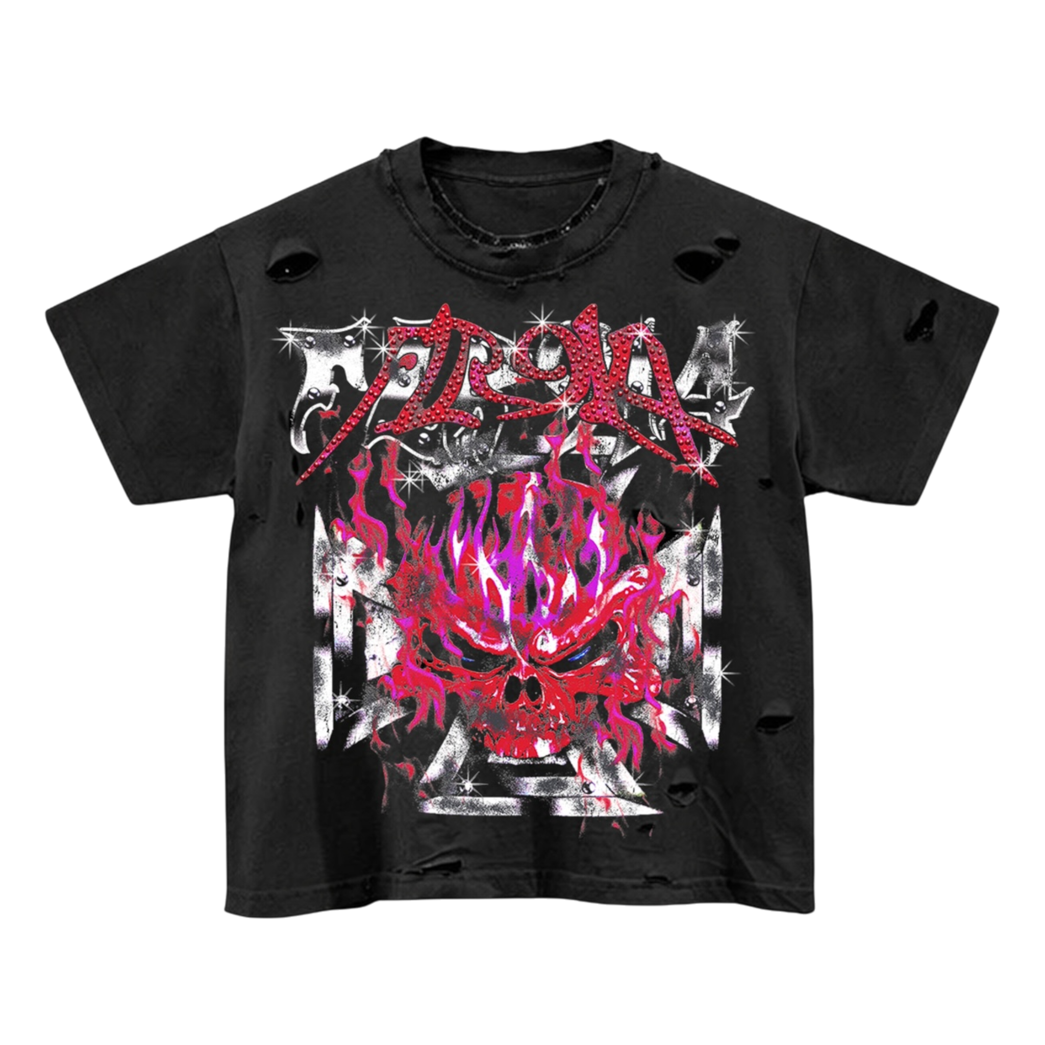 Floor914 Scarlet Skull Tee