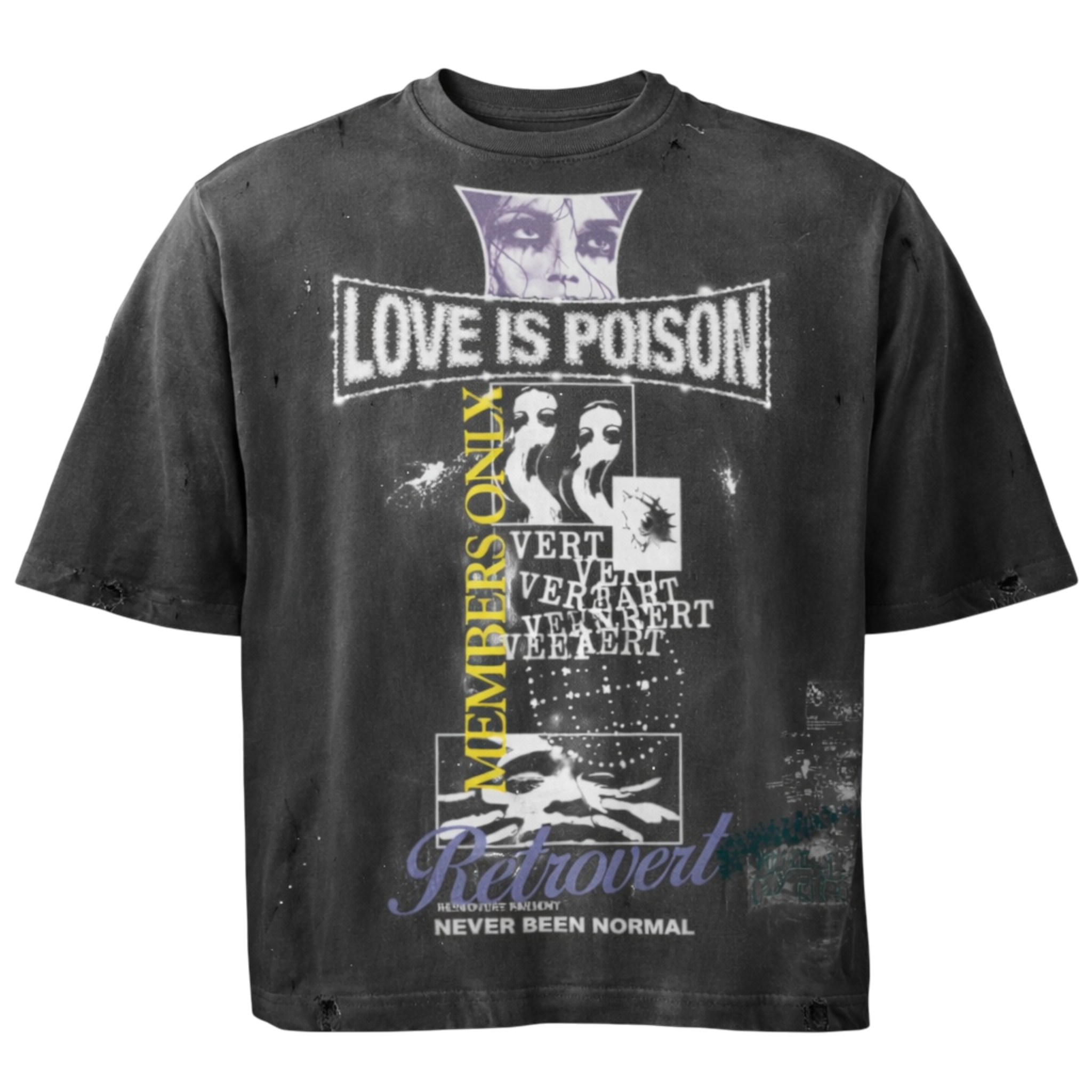 Retrovert Love Is Poison T-Shirt